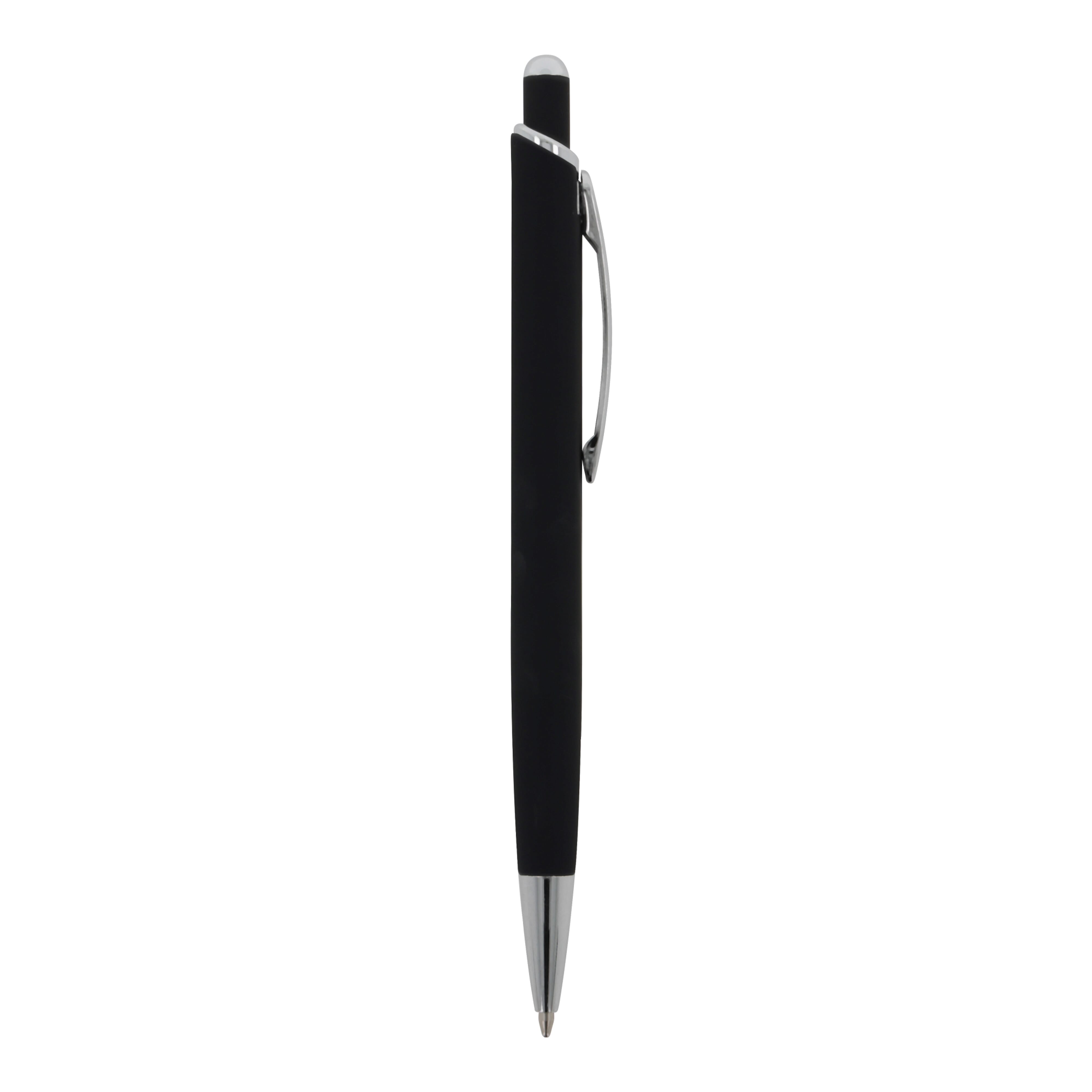 Kugelschreiber Monaco Metall Soft Touch - Aluminium, bedruckbar