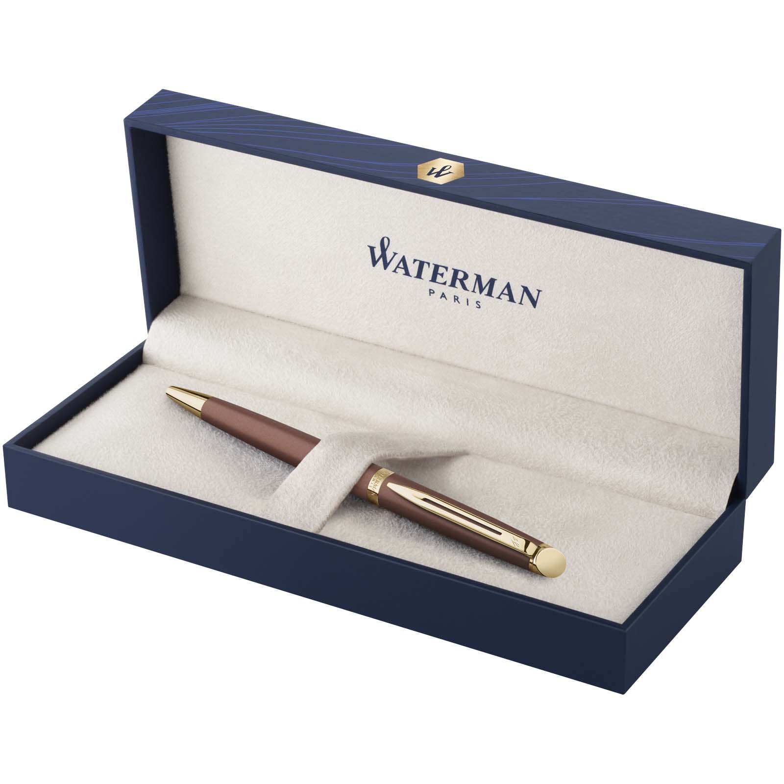 Waterman Hemisphere Kugelschreiber M aus Edelstahl, bedruckbar