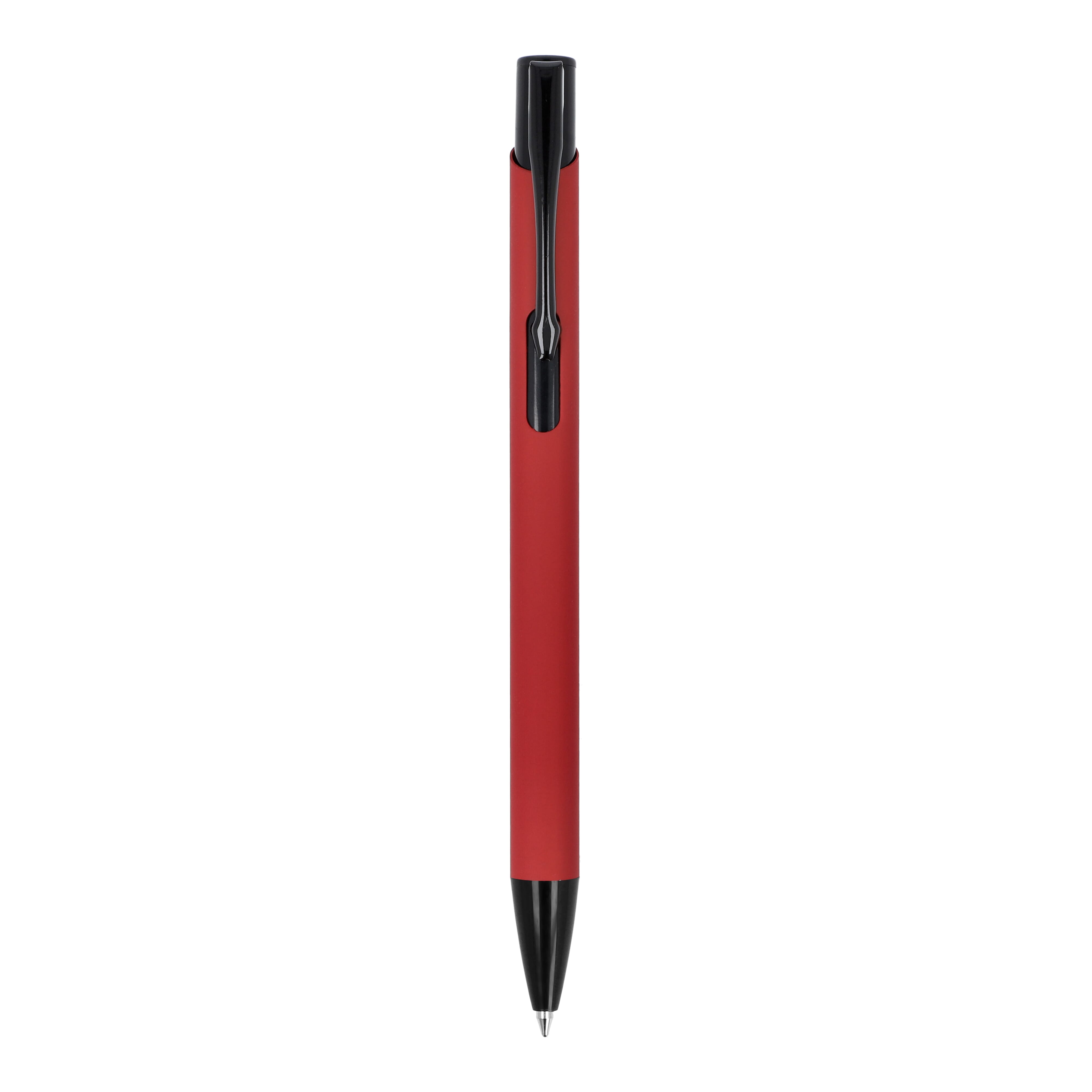 Kugelschreiber Alicante Soft-Touch, Recycling-Aluminium, blaue Tinte