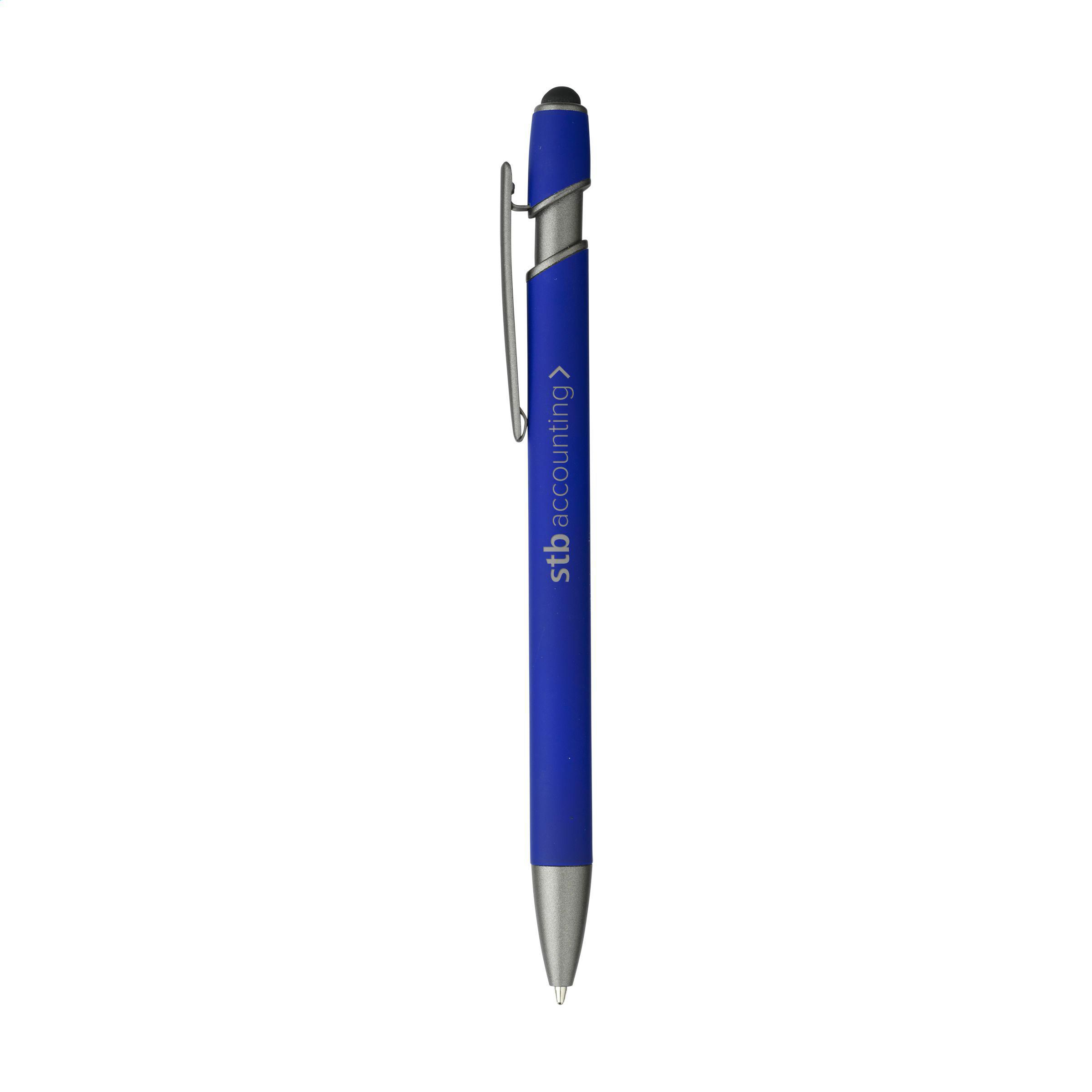 Kugelschreiber Luca Stylus aus recyceltem Aluminium, RCS-zertifiziert