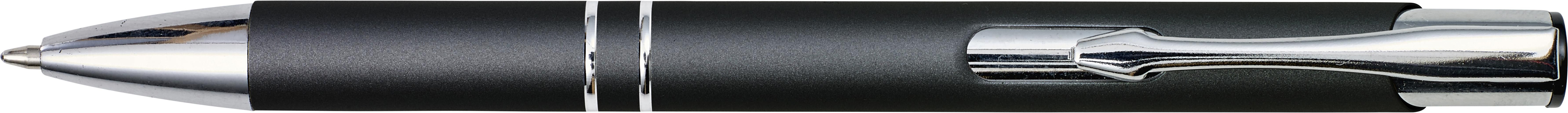 Kugelschreiber Metall Yvette – Softtouch, Metallclip, bedruckbar