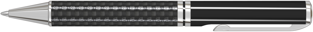 GALILEO C Drehkugelschreiber Metall – Carbonfaser, bedruckbar als Werbeartikel