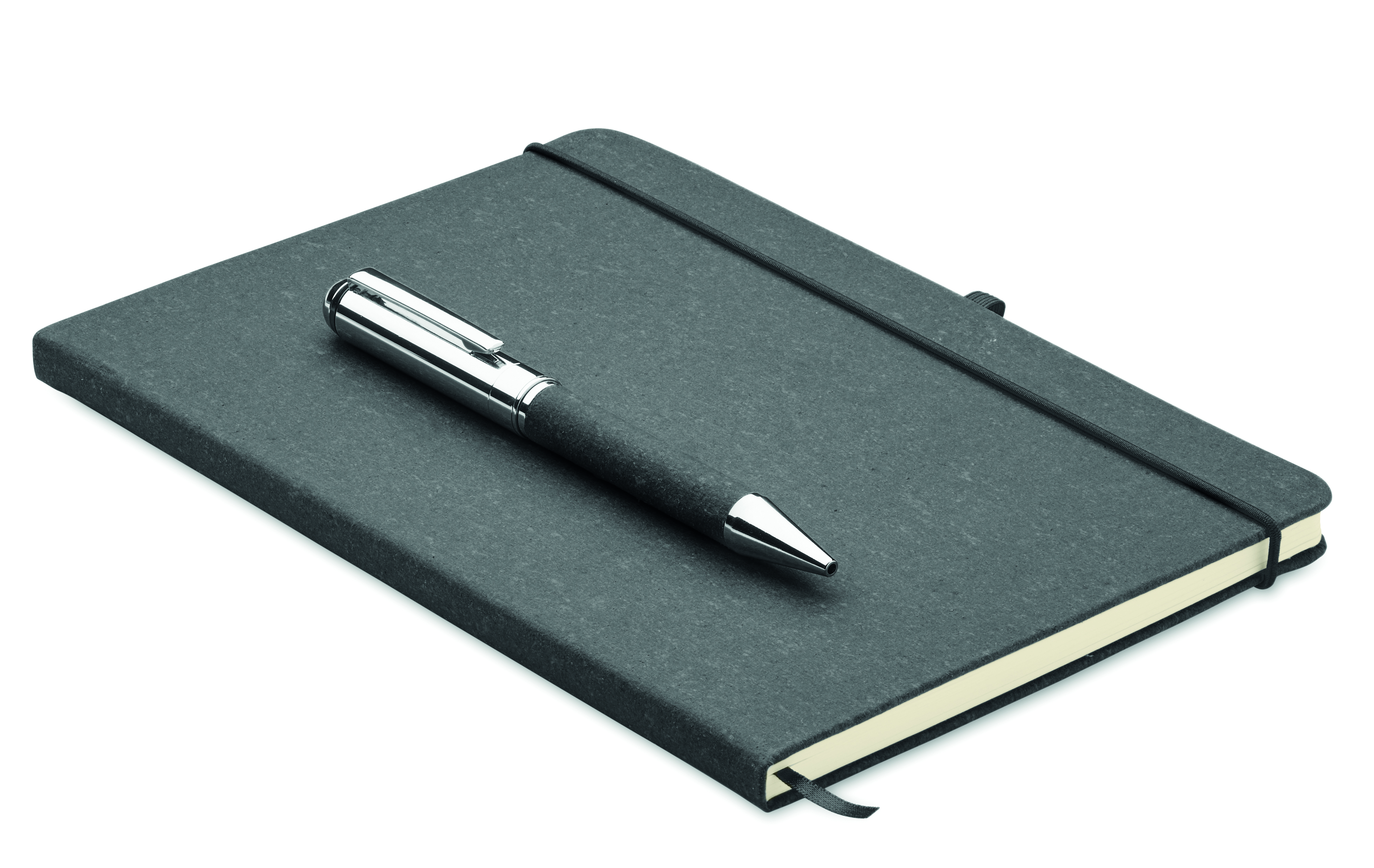 Notizbuch-Set ELEGANOTE A5 mit Metall-Drehkugelschreiber bedruckbar