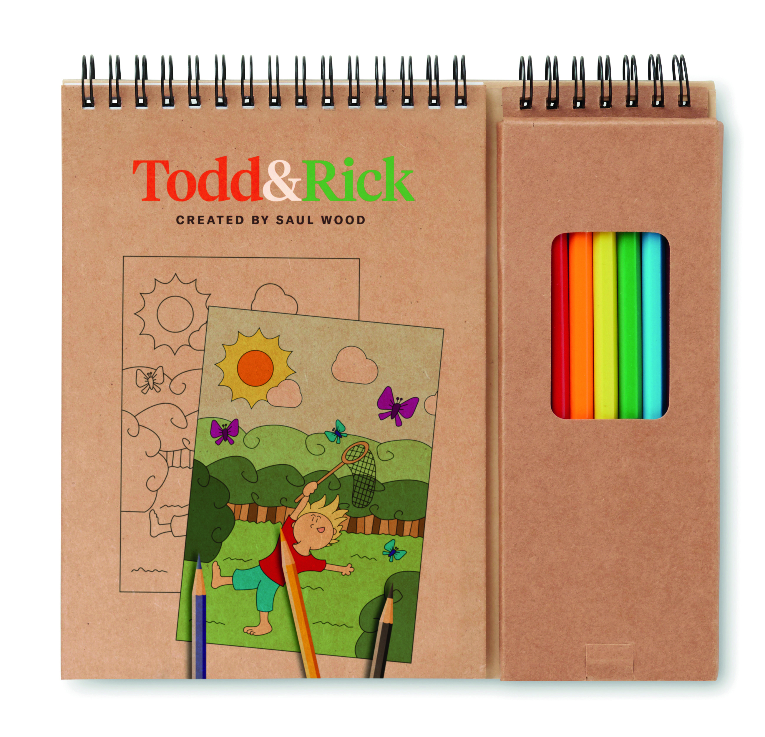 Malset COLOPAD mit 8 Buntstiften – Werbeartikel bedruckbar
