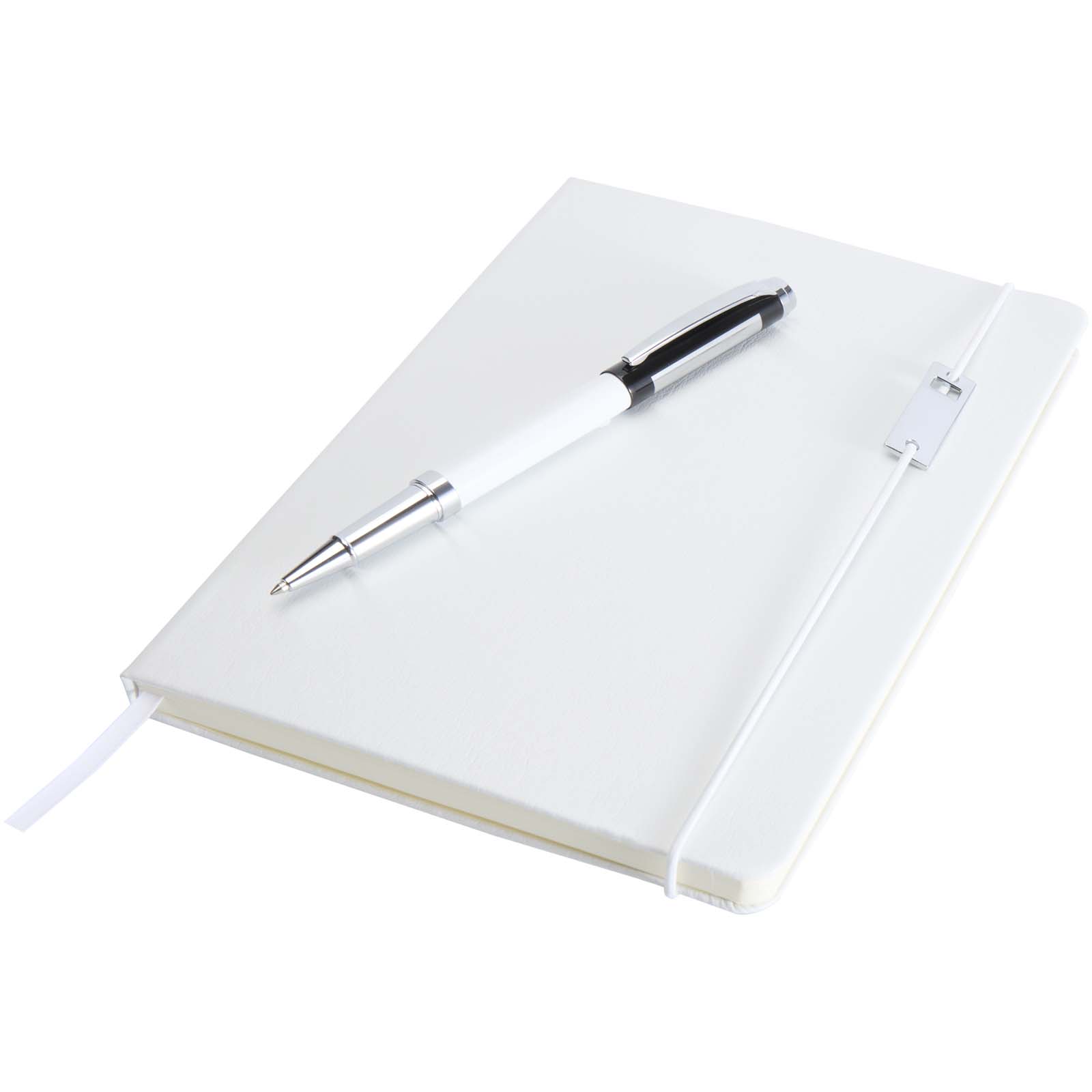 Legato Notizbuch-Set A5 Hardcover mit Tintenroller, bedruckbar