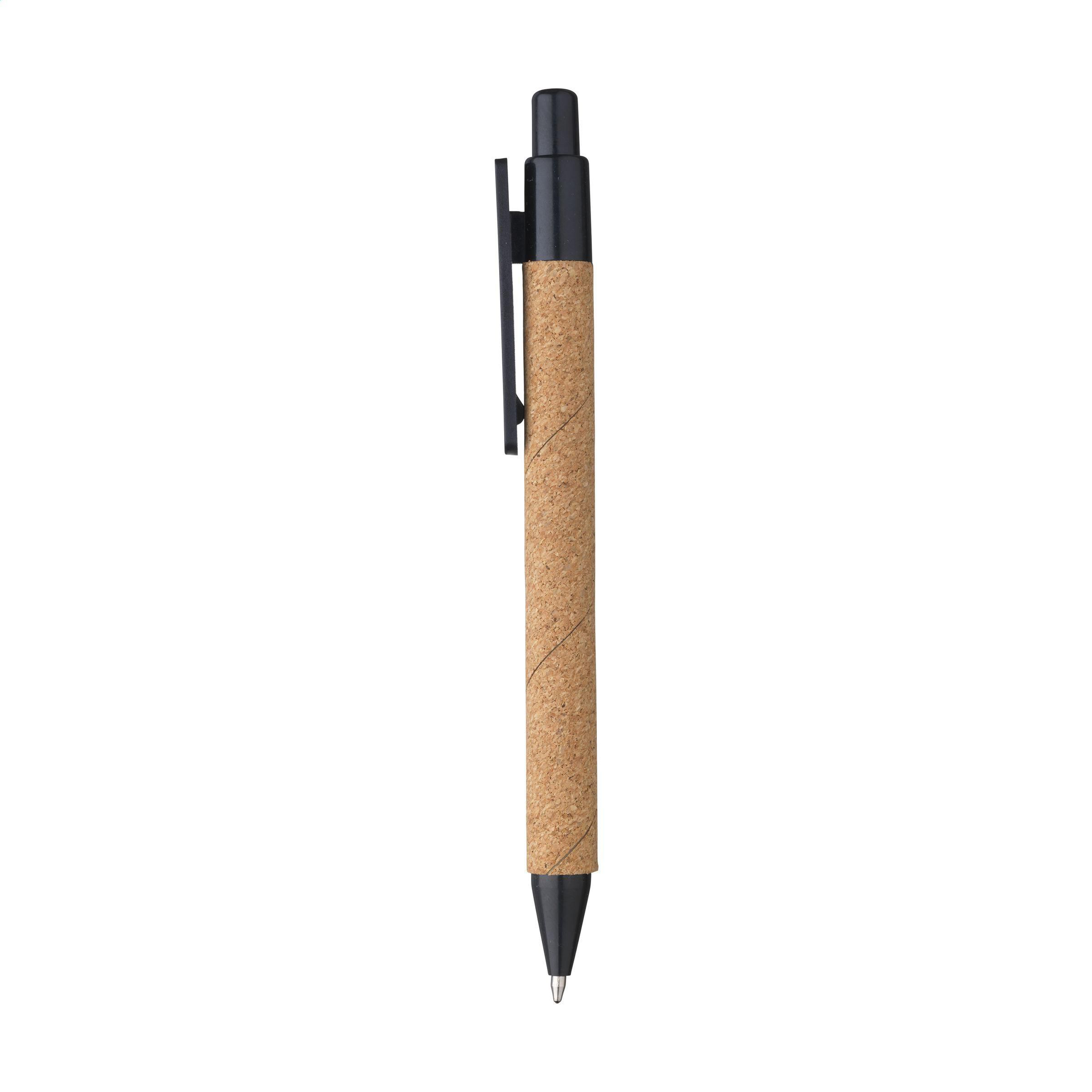 Kugelschreiber Cork ECO Write mit Korkgehäuse, blau – bedruckbar