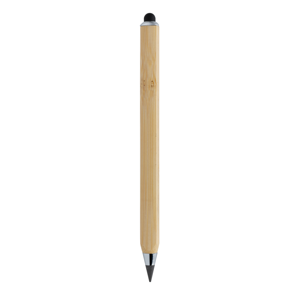 Infinity-Stift Eon aus FSC®-Bambus mit Touch-Tip – bedruckbar
