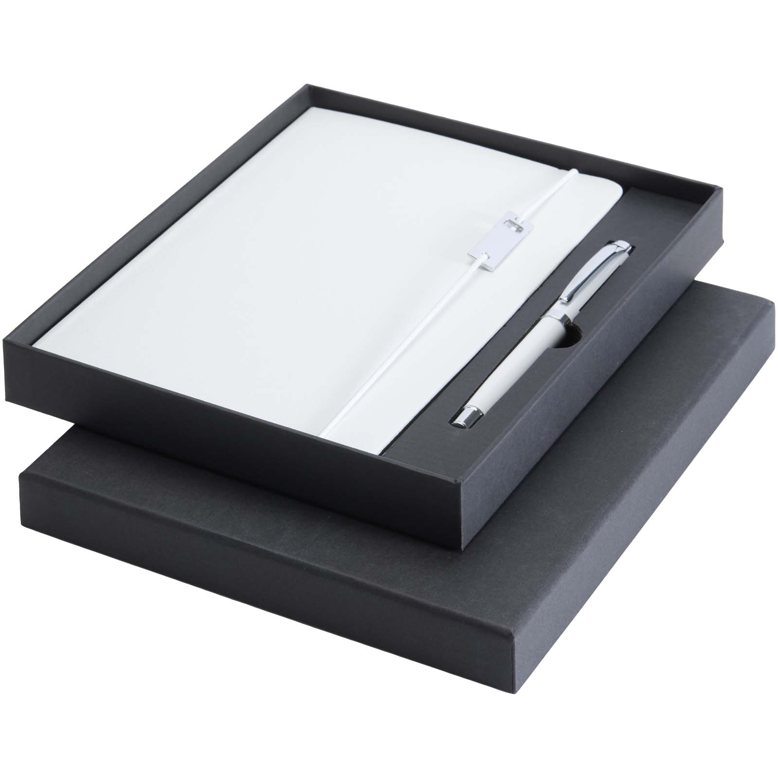 Legato Notizbuch-Set A5 Hardcover mit Tintenroller, bedruckbar