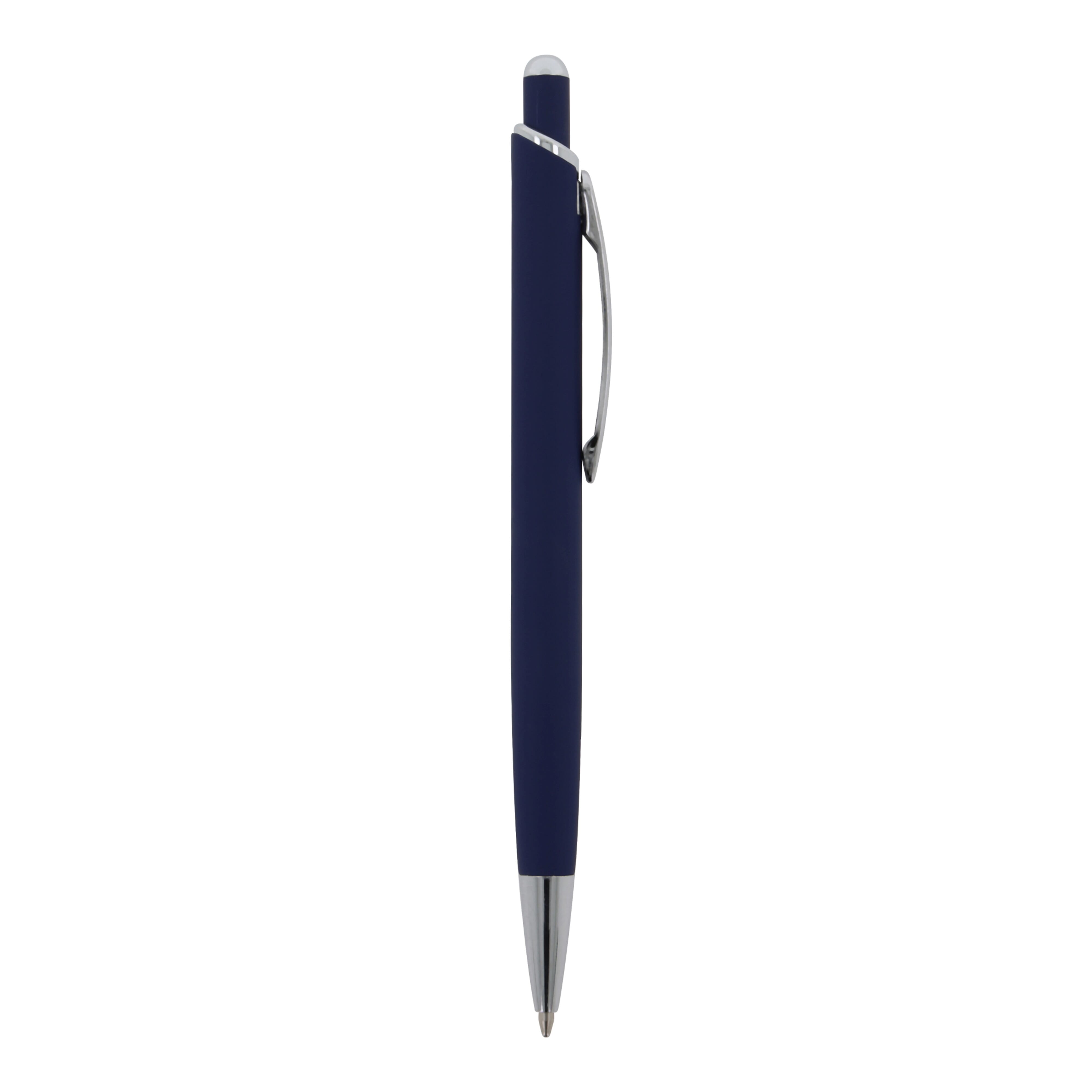 Kugelschreiber Monaco Metall Soft Touch - Aluminium, bedruckbar