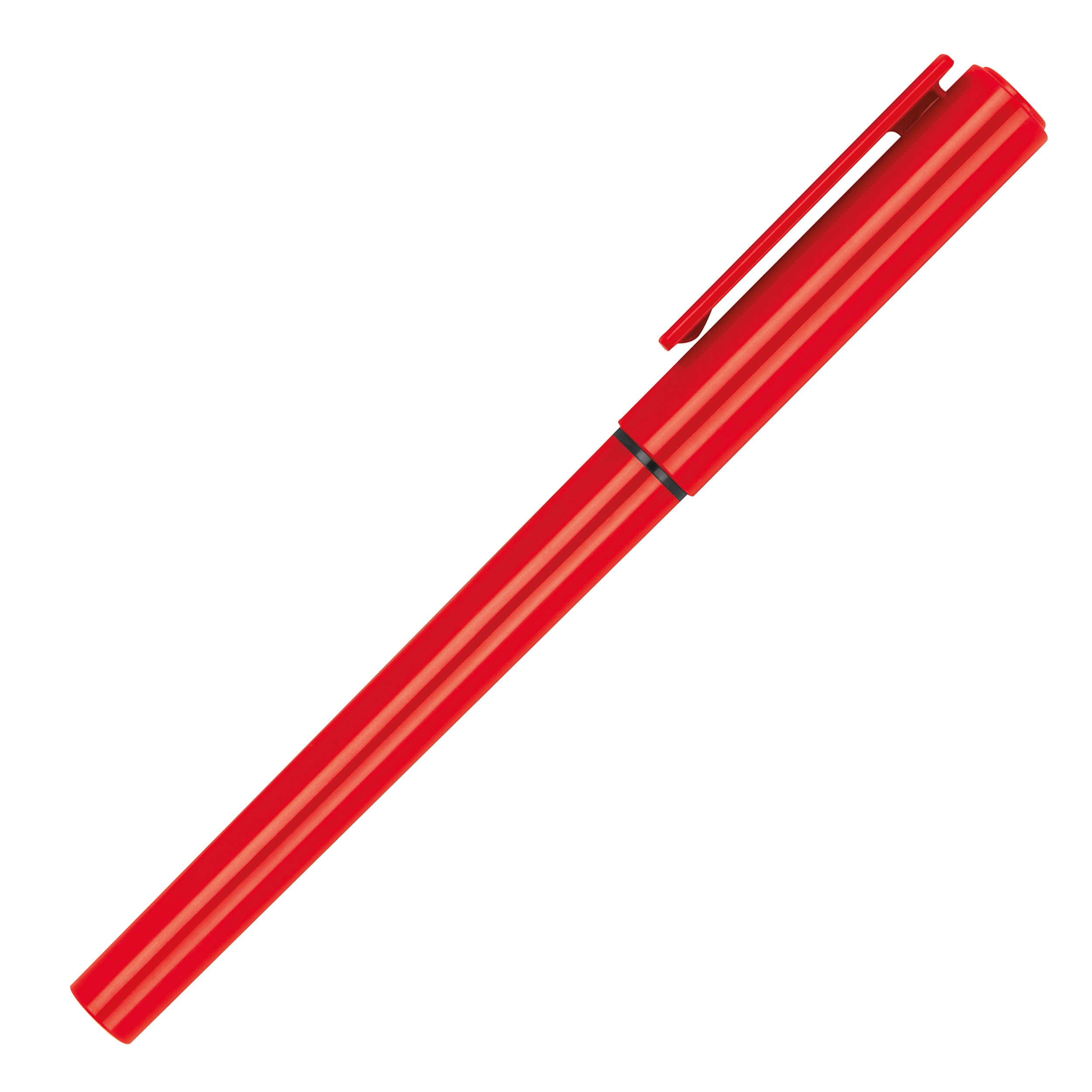 Rollerball FIORELLA mit Kappe – Kunststoff, bedruckbar als Werbeartikel