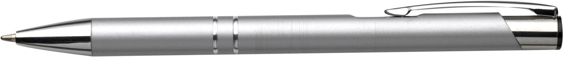 Kugelschreiber Aluminium Albacete – Werbeartikel mit Druck, Metall-Clip