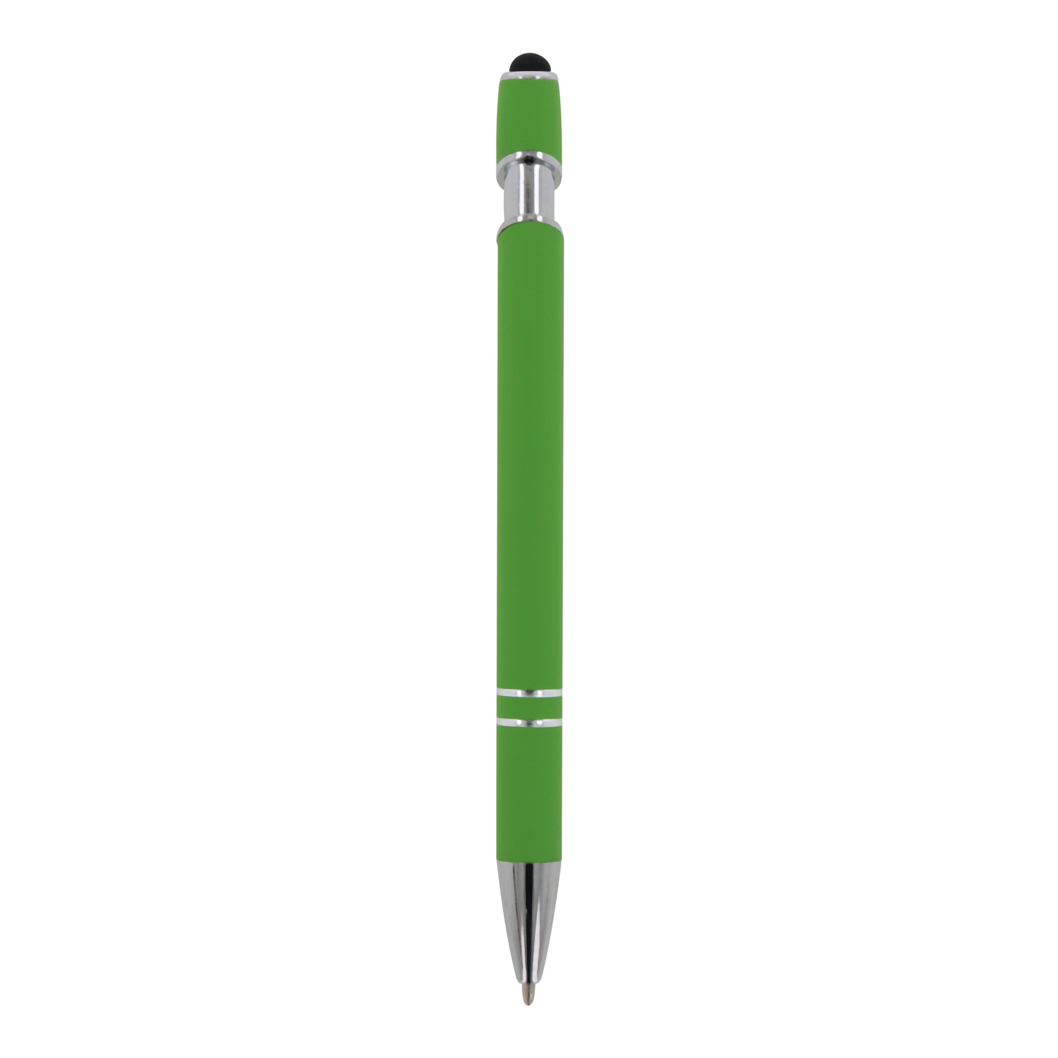 Kugelschreiber Paris Metall Soft Touch - Aluminium mit Stylus, bedruckbar