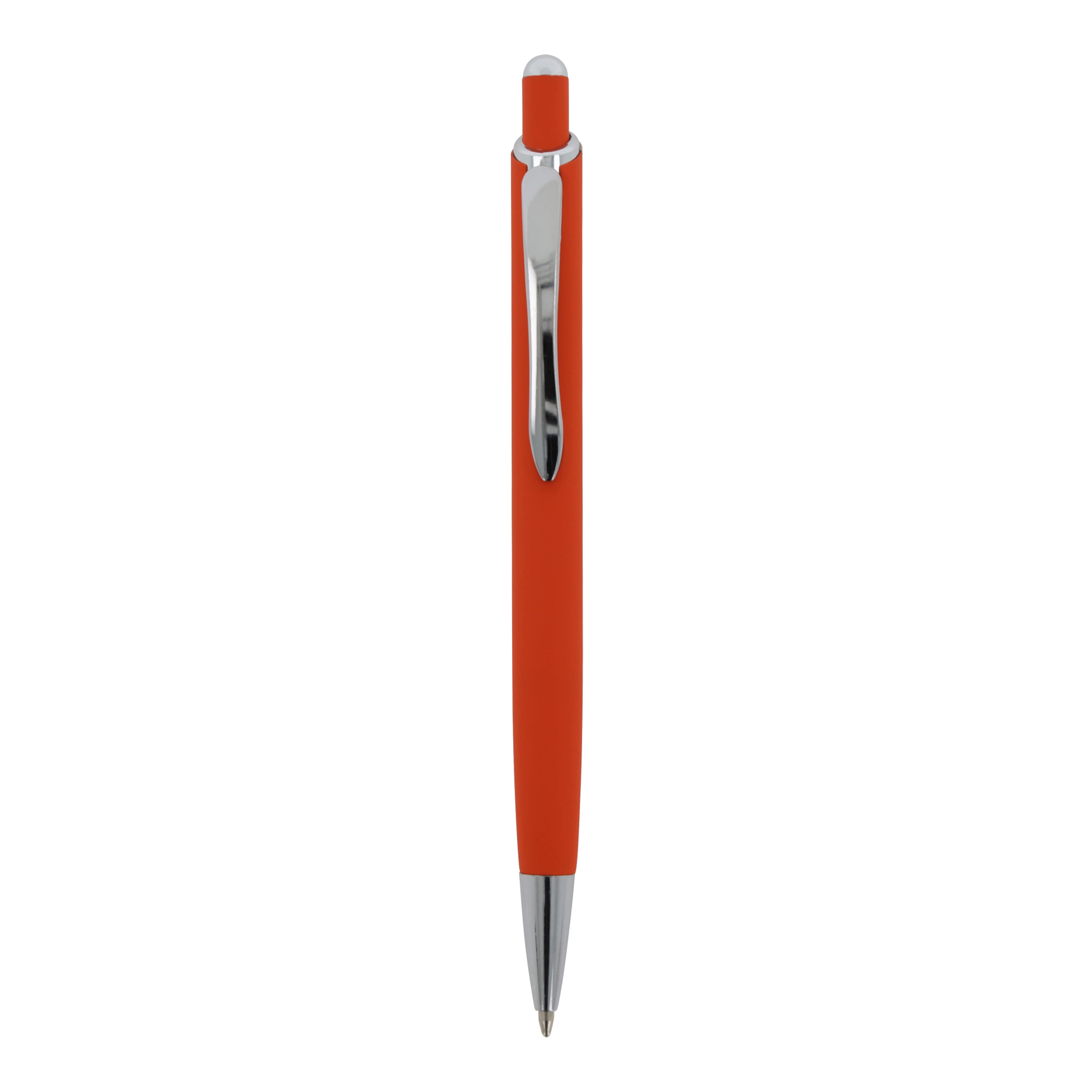 Kugelschreiber Monaco Metall Soft Touch - Aluminium, bedruckbar