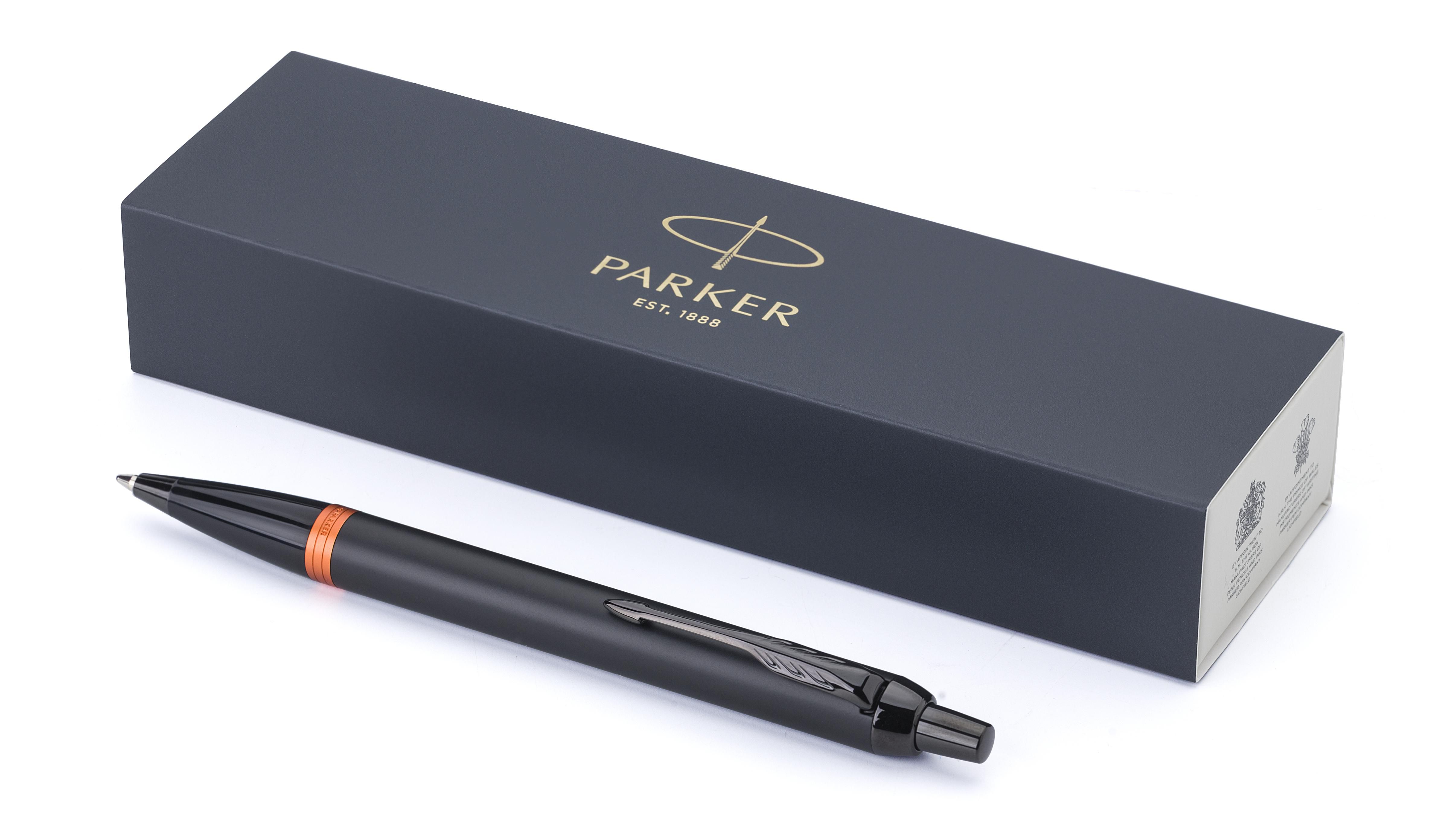Parker IM Vibrant Rings PVD Kugelschreiber Metall, bedruckbar