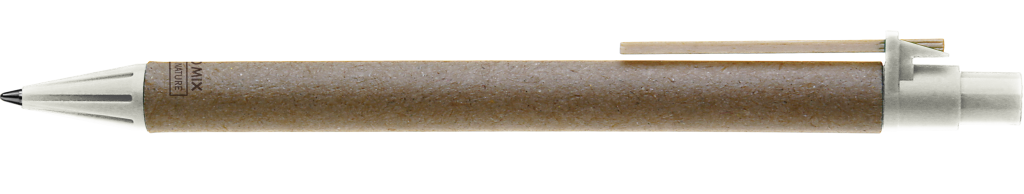 PAPER PEN Druckkugelschreiber aus Pappe mit Holzclip – bedruckbar