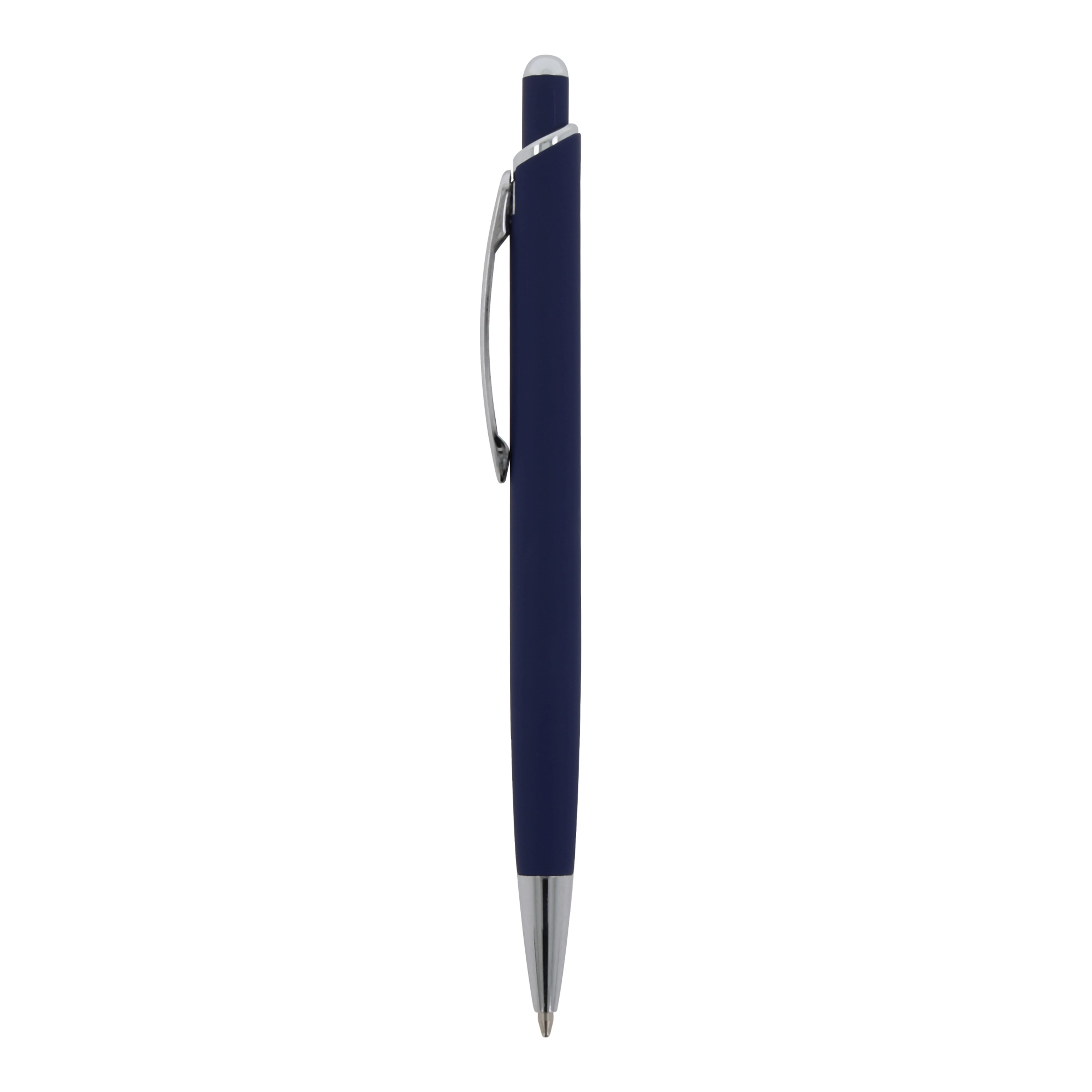 Kugelschreiber Monaco Metall Soft Touch - Aluminium, bedruckbar