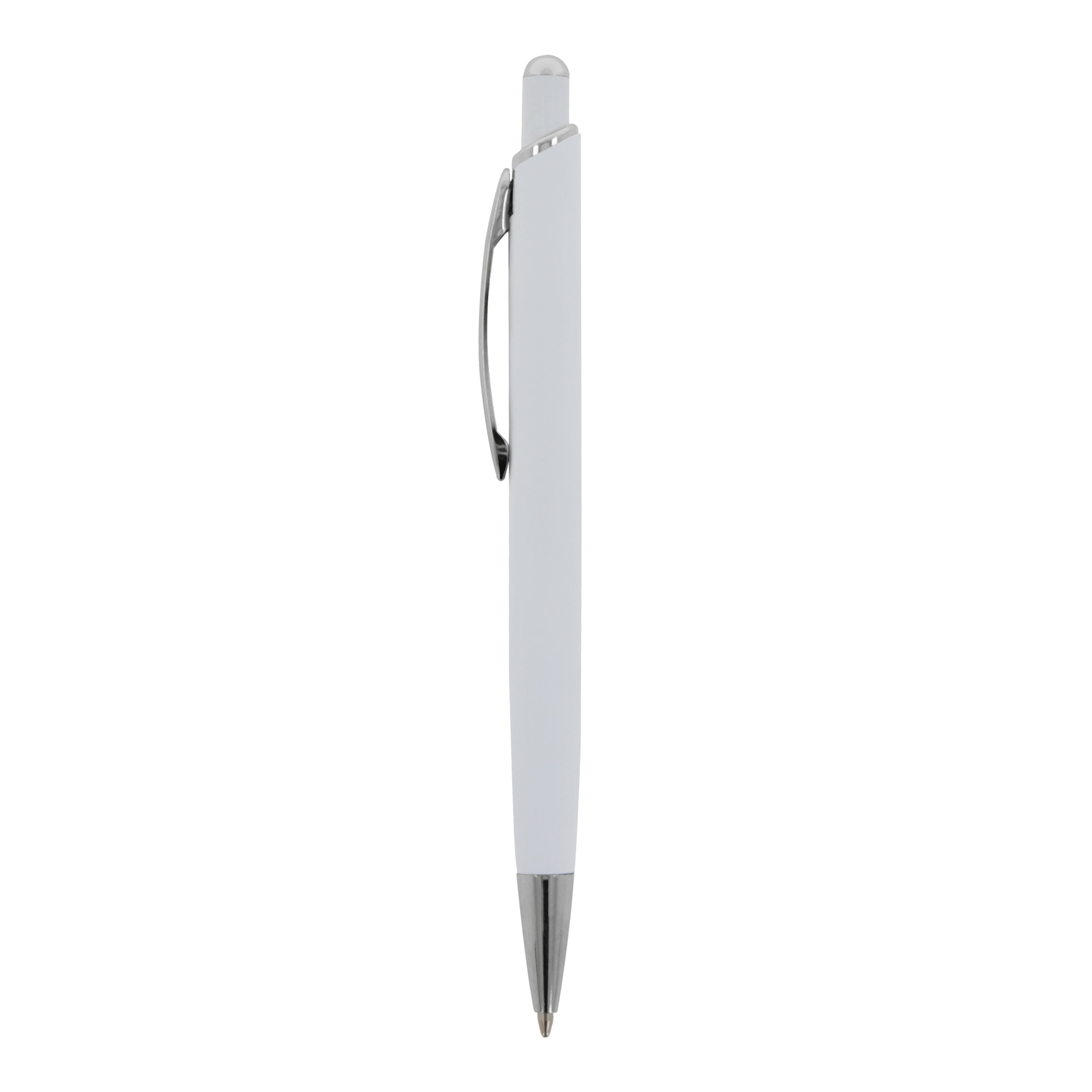 Kugelschreiber Monaco Metall Soft Touch - Aluminium, bedruckbar