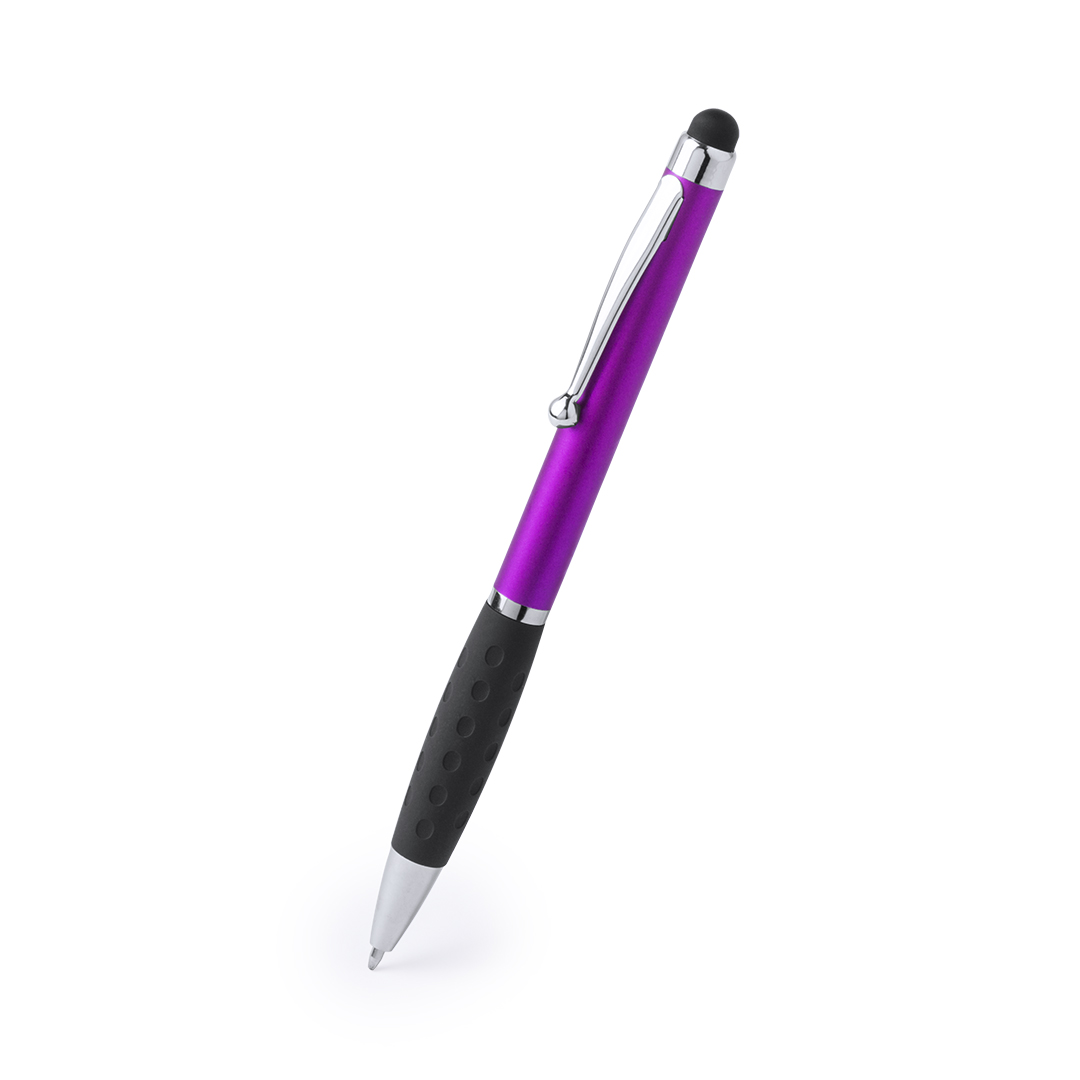 Kugelschreiber Pointer Sagur mit Stylus & Softgrip, bedruckbar