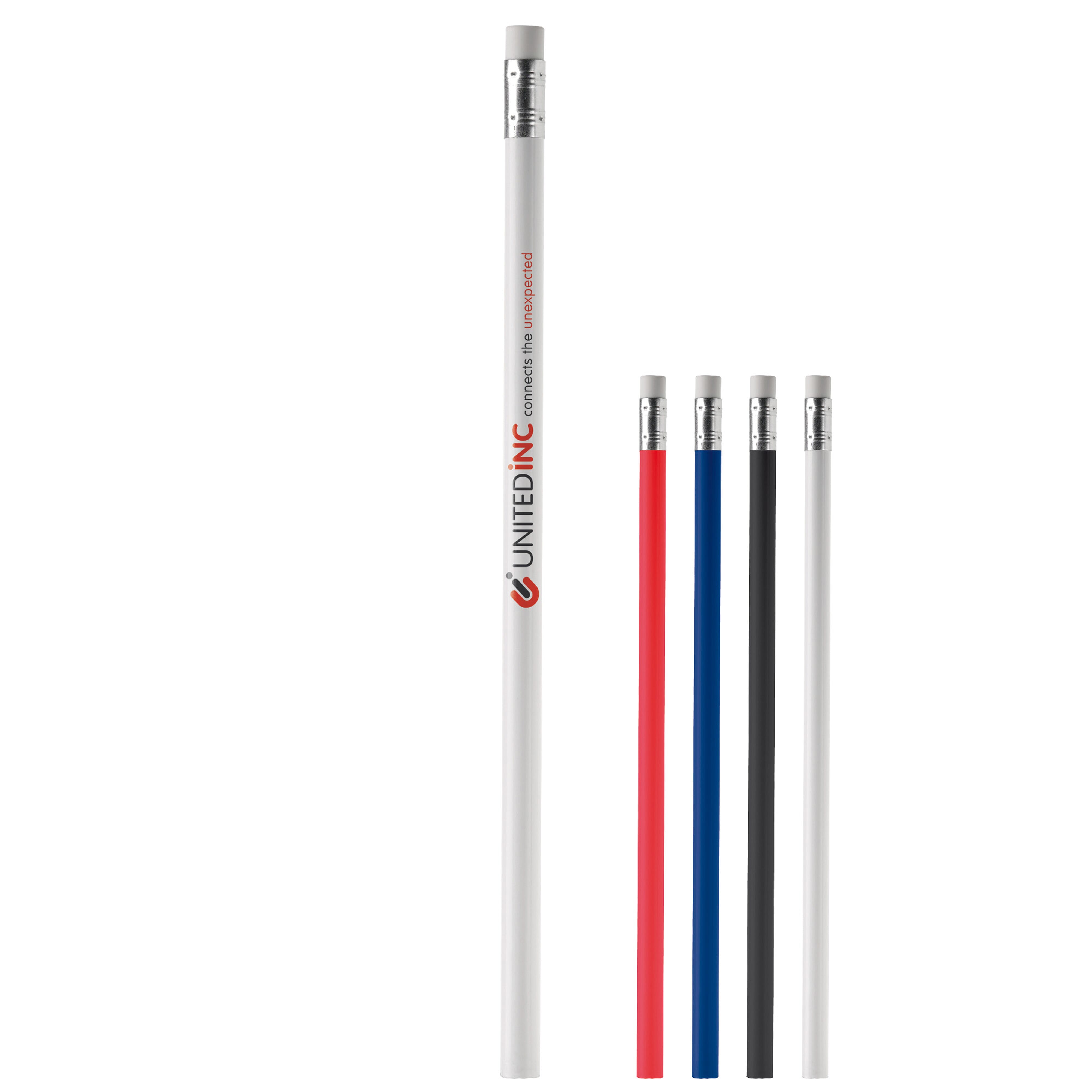 Bleistift mit Radiergummi aus FSC-Holz – bedruckbarer Werbeartikel