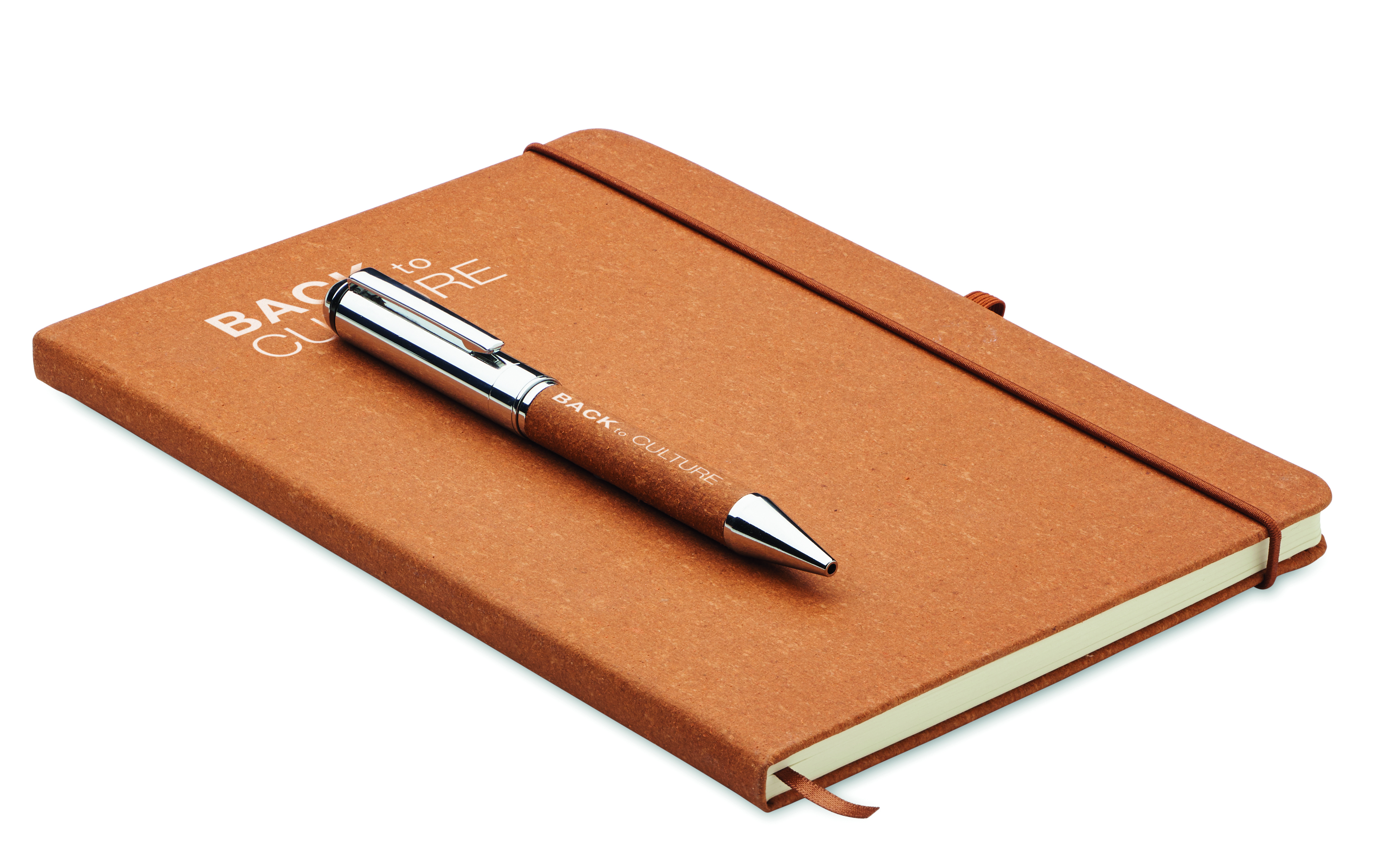 Notizbuch-Set ELEGANOTE A5 mit Metall-Drehkugelschreiber bedruckbar