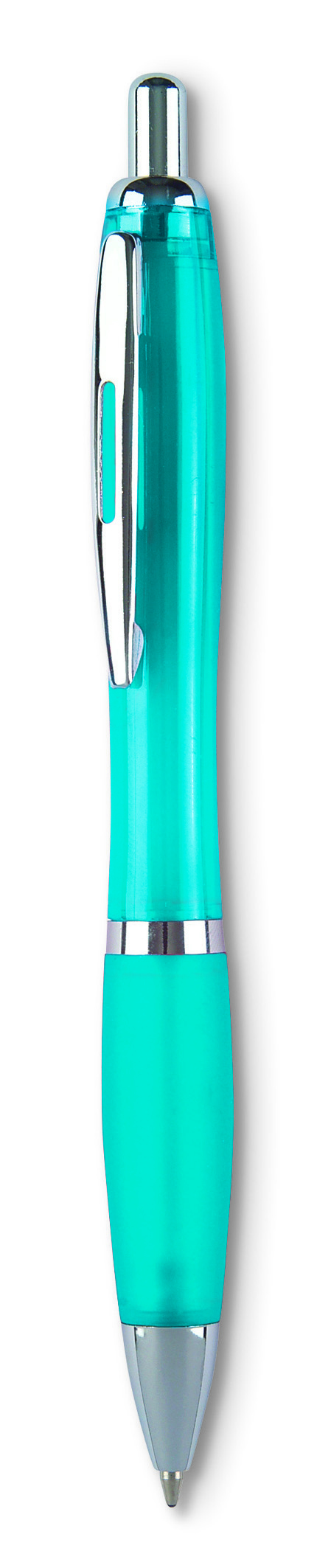 Druckkugelschreiber RIOCOLOUR aus ABS mit Softgriff – Werbeartikel