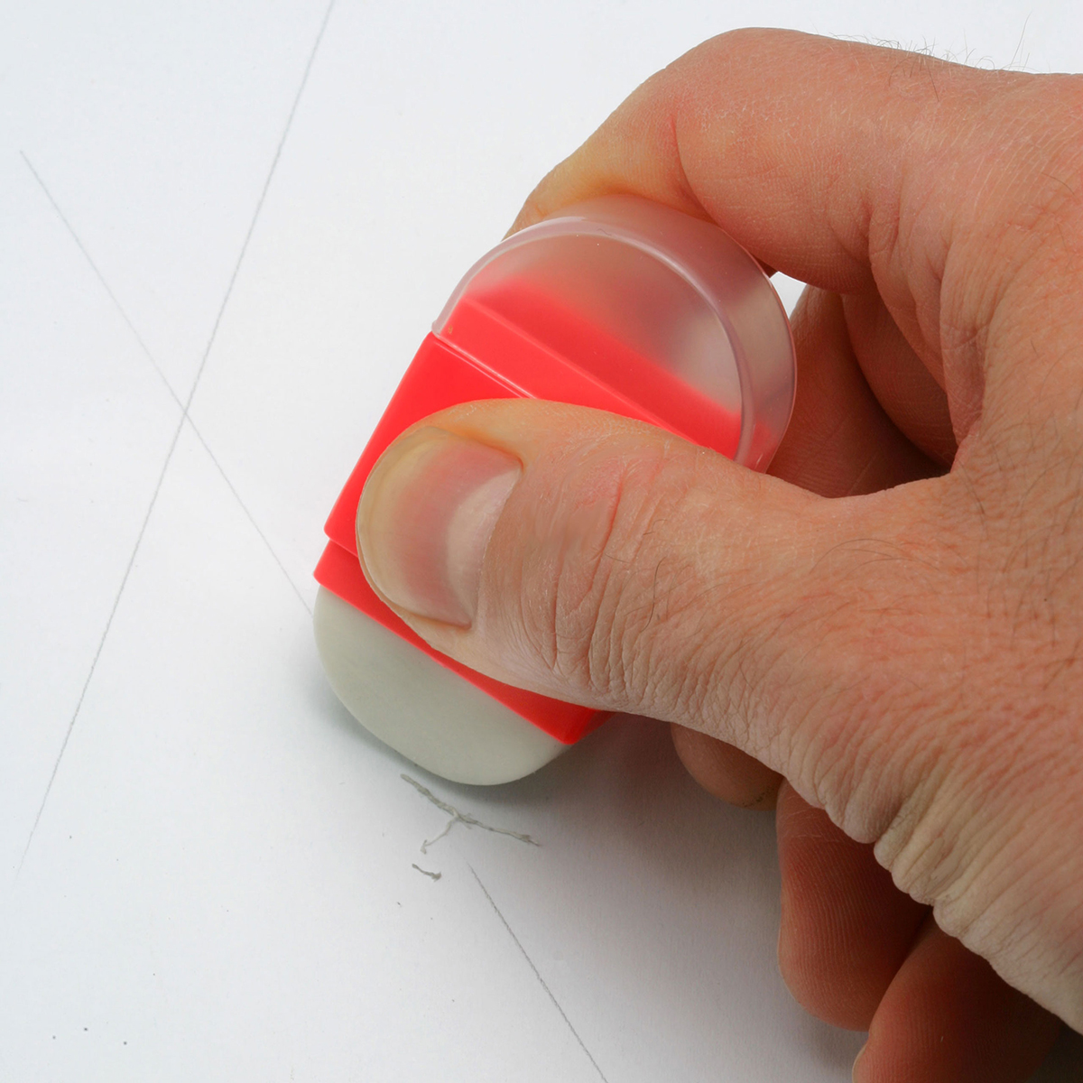Spitzer mit Radiergummi - Metall - bedruckbarer Werbeartikel