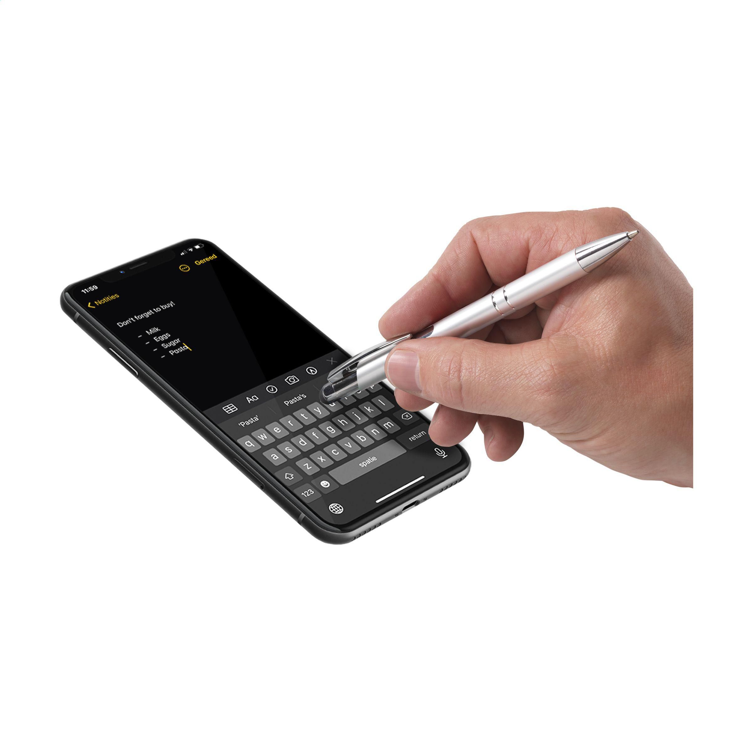 Touchpen Kugelschreiber Aluminium - Werbeartikel bedruckbar