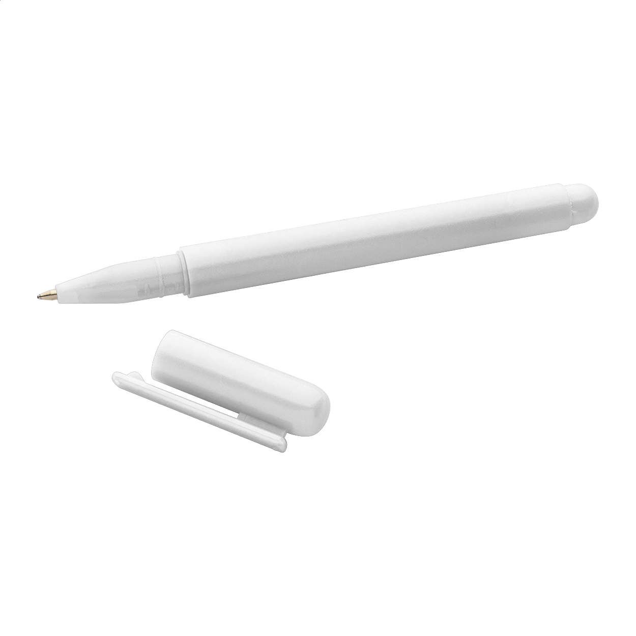 Gelstift aus recyceltem ABS mit Kappe – Werbeartikel bedruckbar