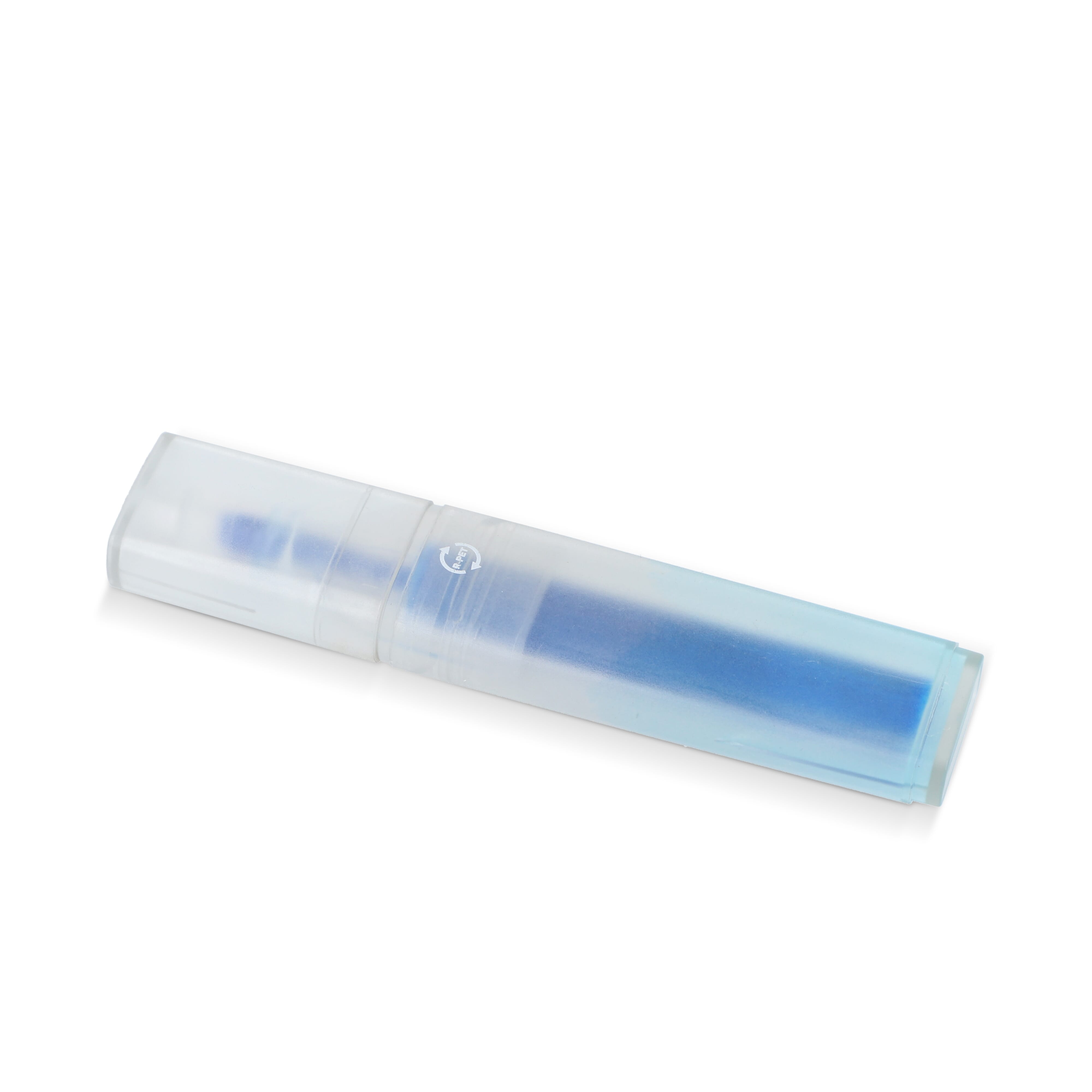 R-PET Textmarker bedruckbar - Leuchtmarker mit Schrägspitze, Werbeartikel
