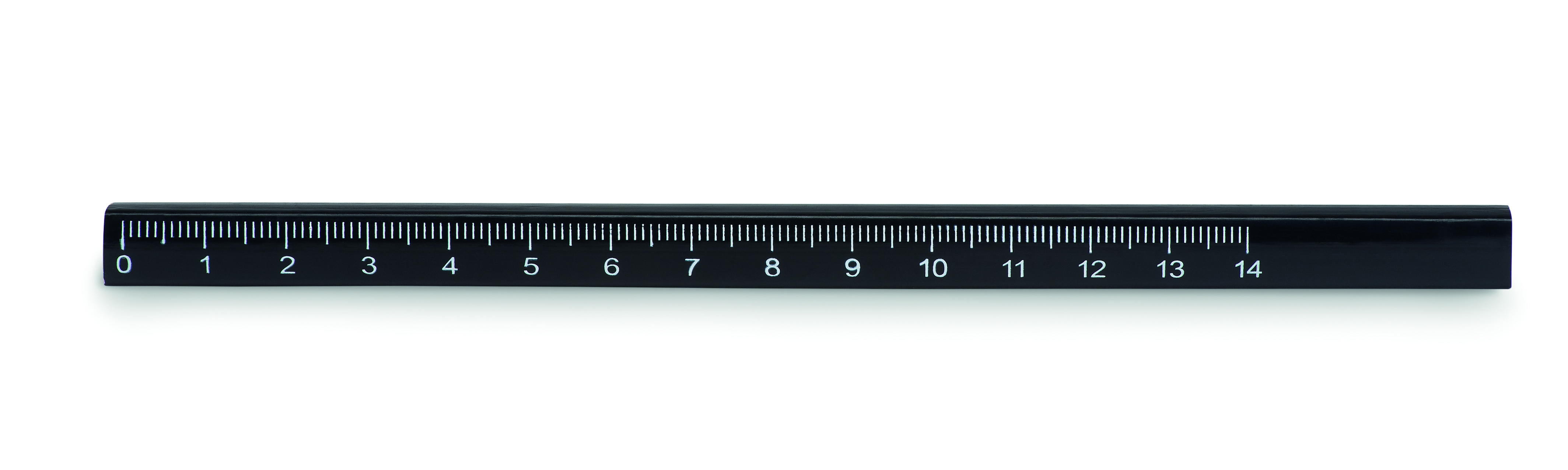 Zimmermanns-Bleistift MADEROS aus Holz mit Lineal – Werbeartikel