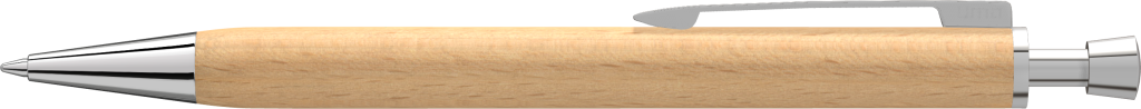 ROOT Druckkugelschreiber Holz - bedruckbarer Werbeartikel mit Metallclip