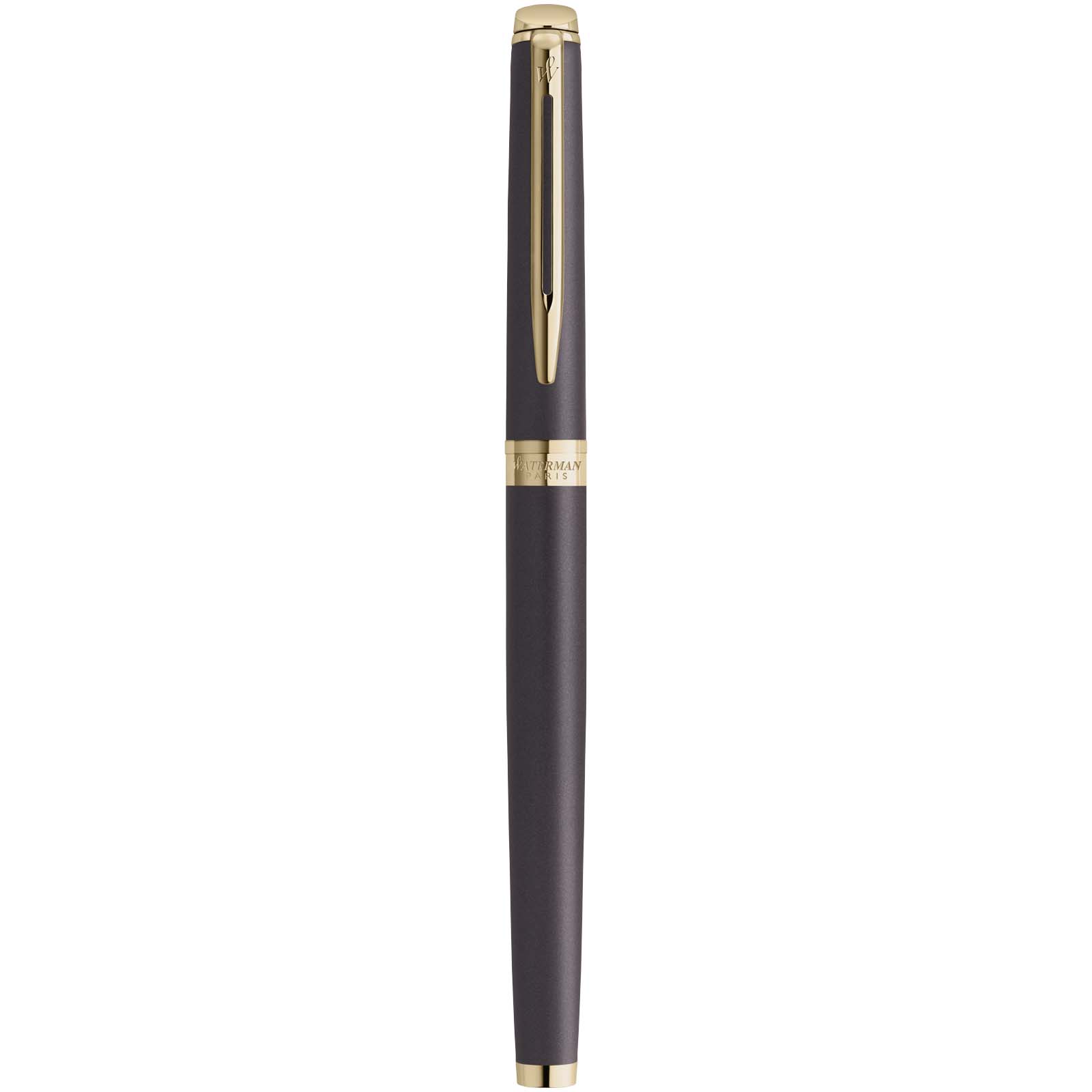 Waterman Hemisphere Füllfederhalter M aus Edelstahl als Werbeartikel