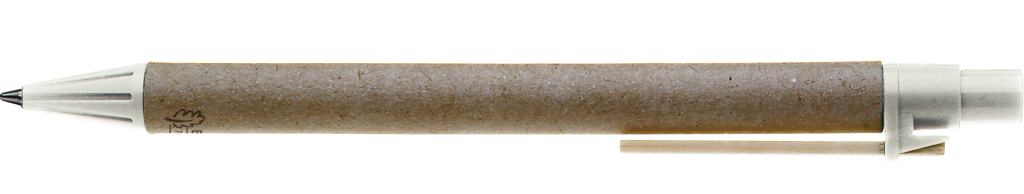 PAPER PEN Druckkugelschreiber aus Pappe mit Holzclip – bedruckbar