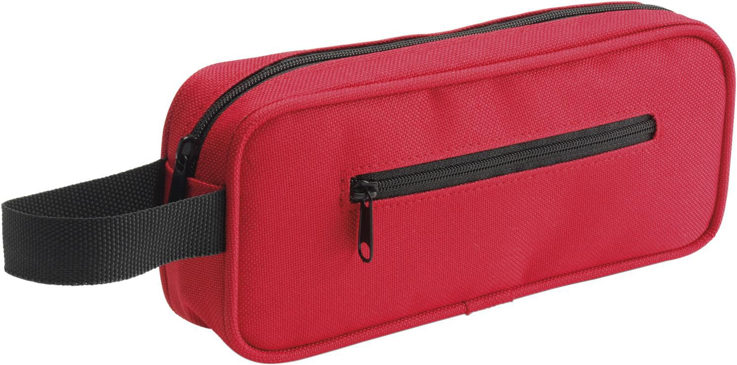 Stifteetui Iago aus Polyester 600D - Etui mit RV-Fach als Werbeartikel