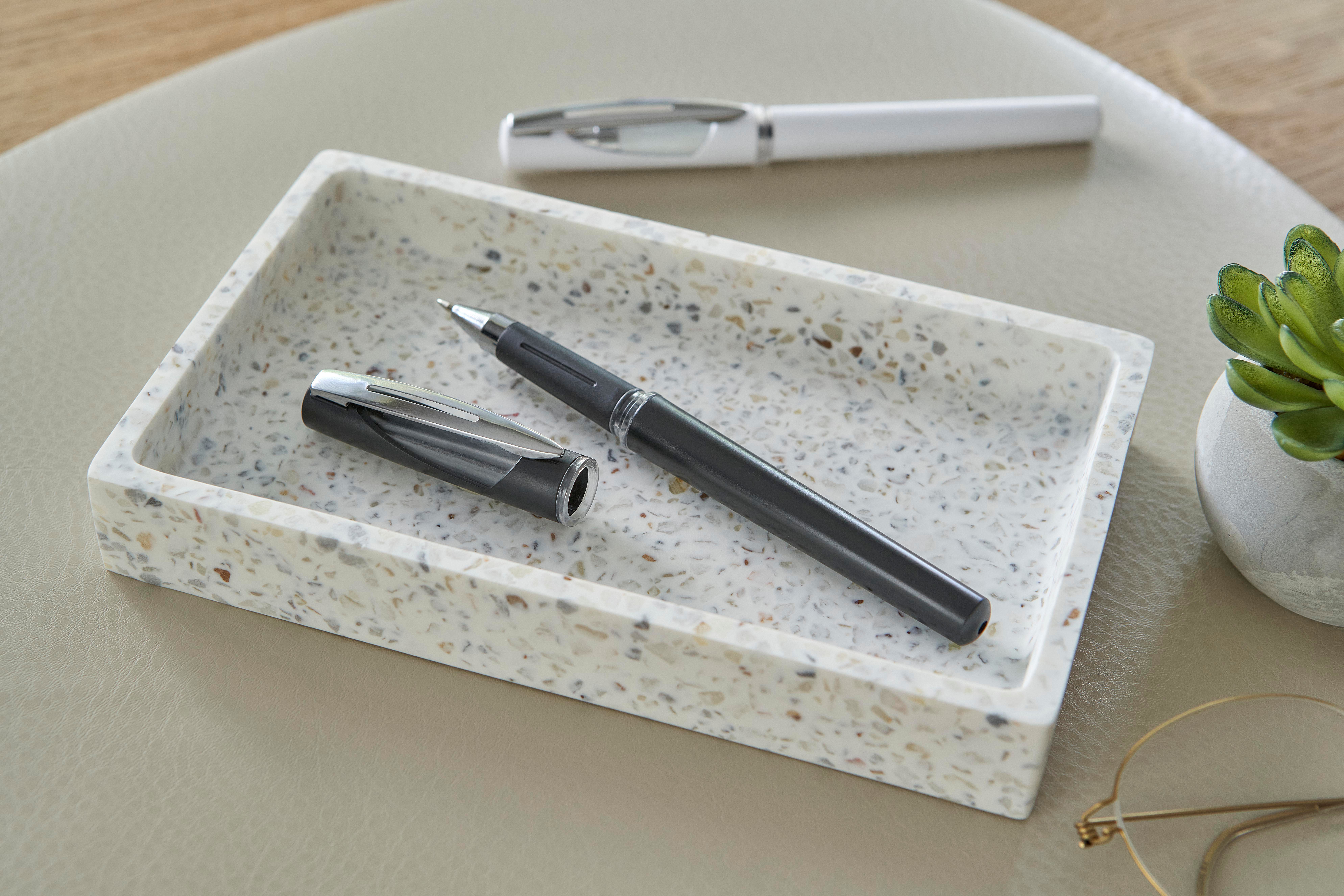 Gel-Tintenschreiber Karin aus ABS – Werbeartikel mit Metallclip