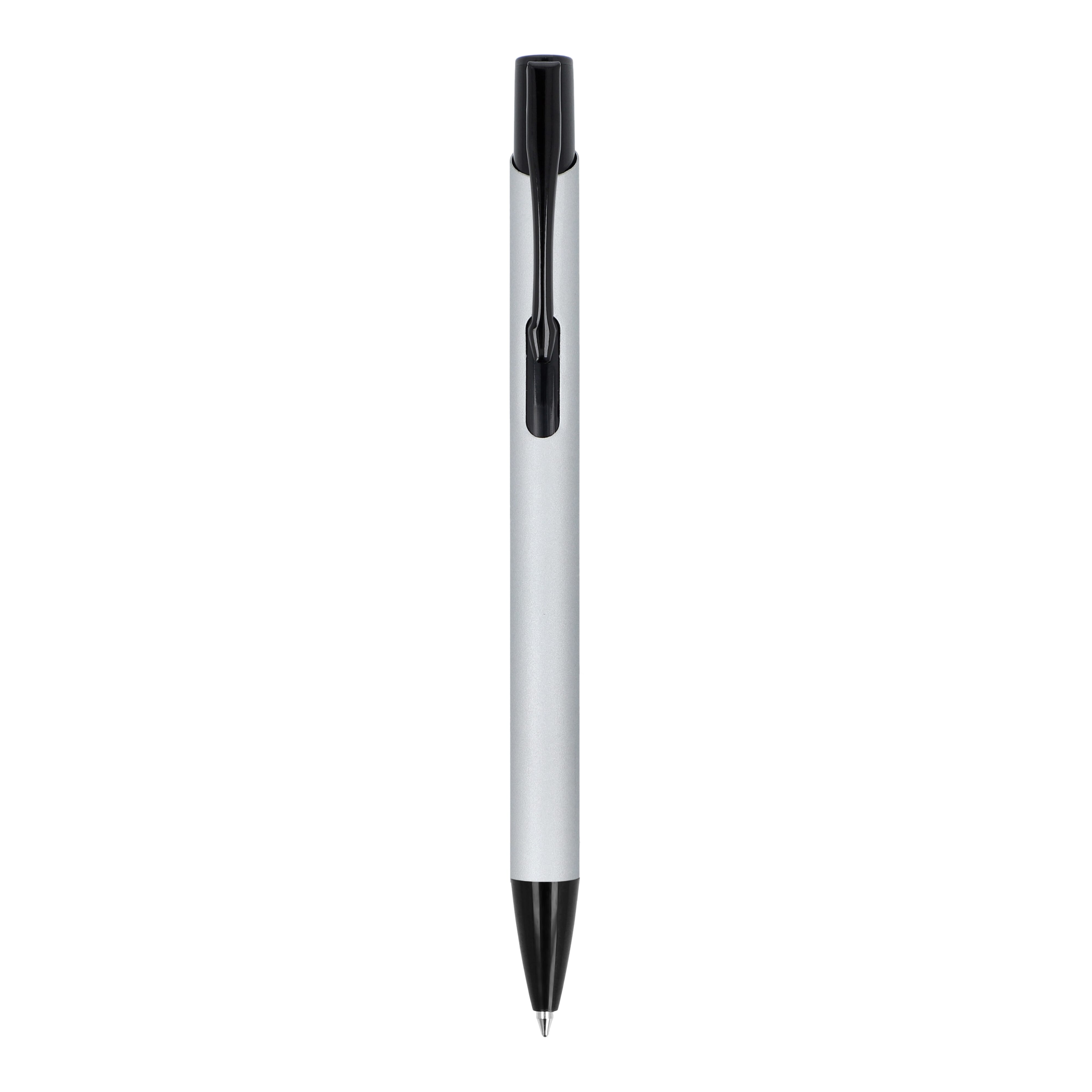 Kugelschreiber Alicante Soft-Touch, Recycling-Aluminium, blaue Tinte