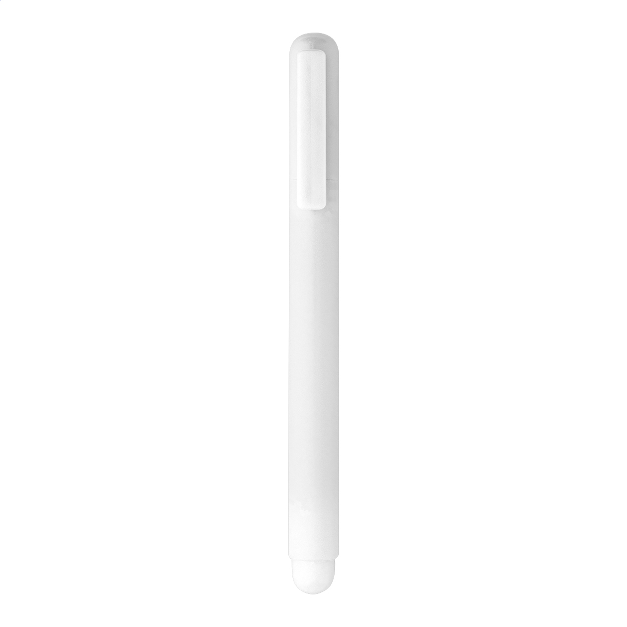 Gelstift aus recyceltem ABS mit Kappe – Werbeartikel bedruckbar