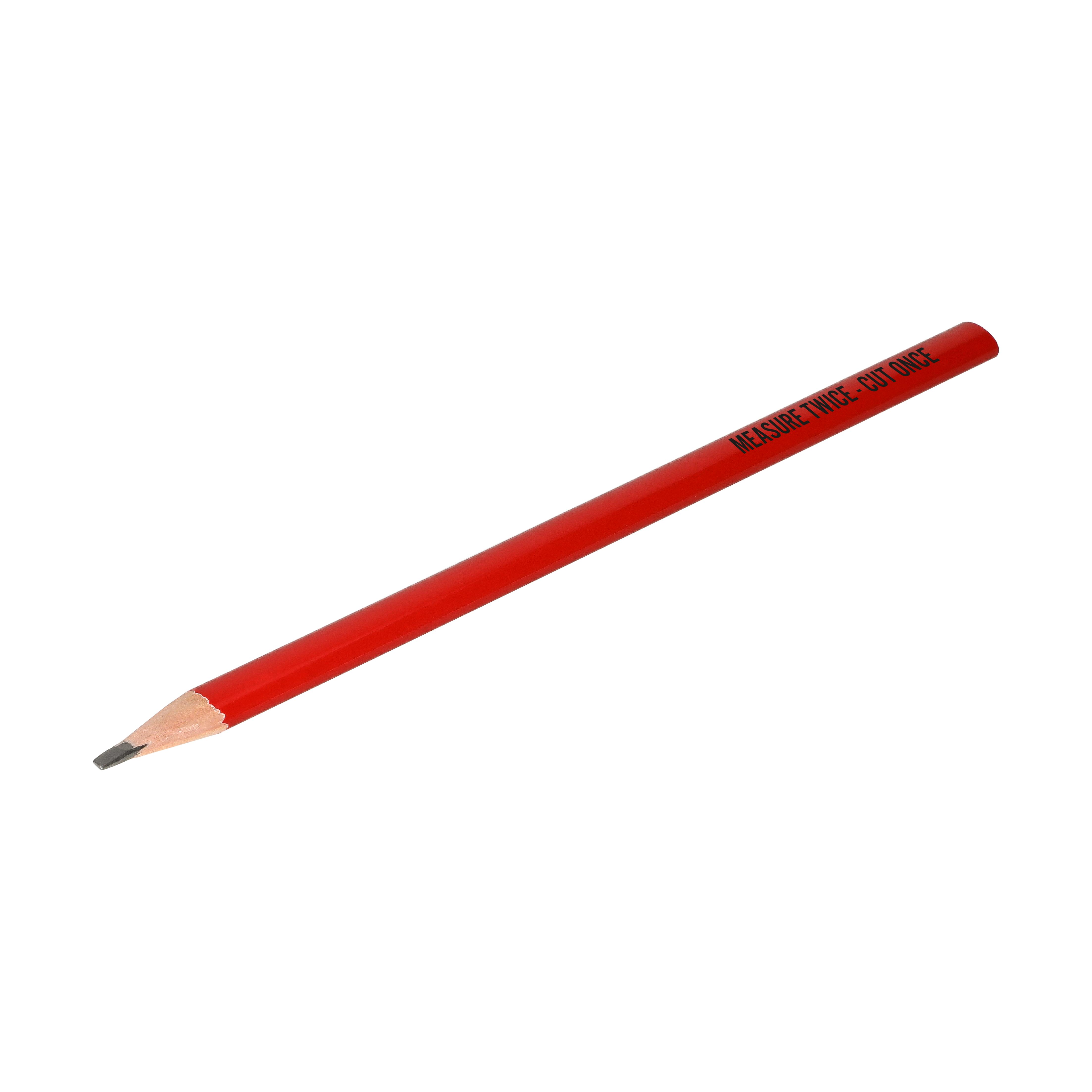 Zimmermannsbleistift "Zimmermann" aus Holz - ovaler Werbe-Bleistift bedruckbar