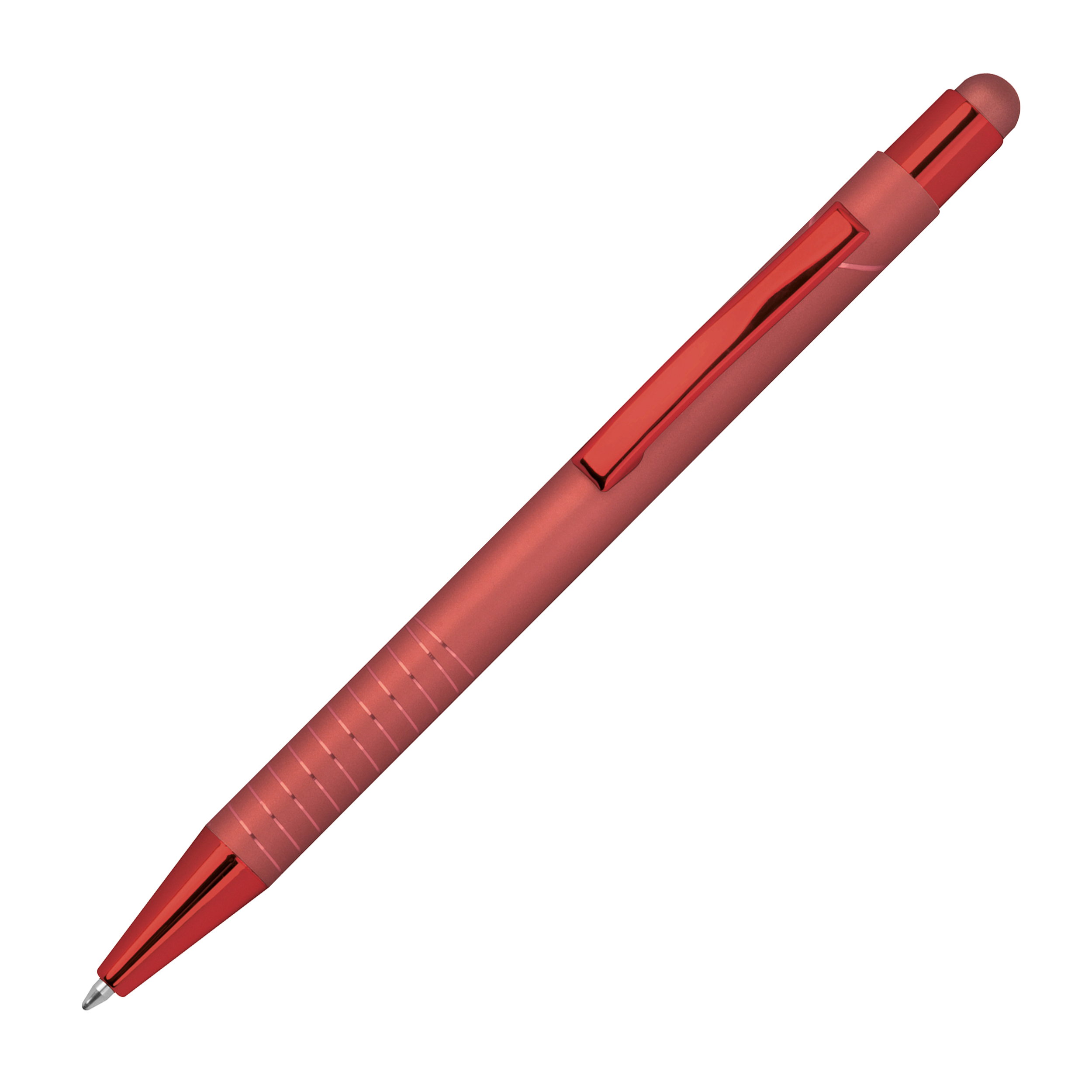 Kugelschreiber ANGELO mit Touch Pen, Metall – Werbeartikel bedruckbar