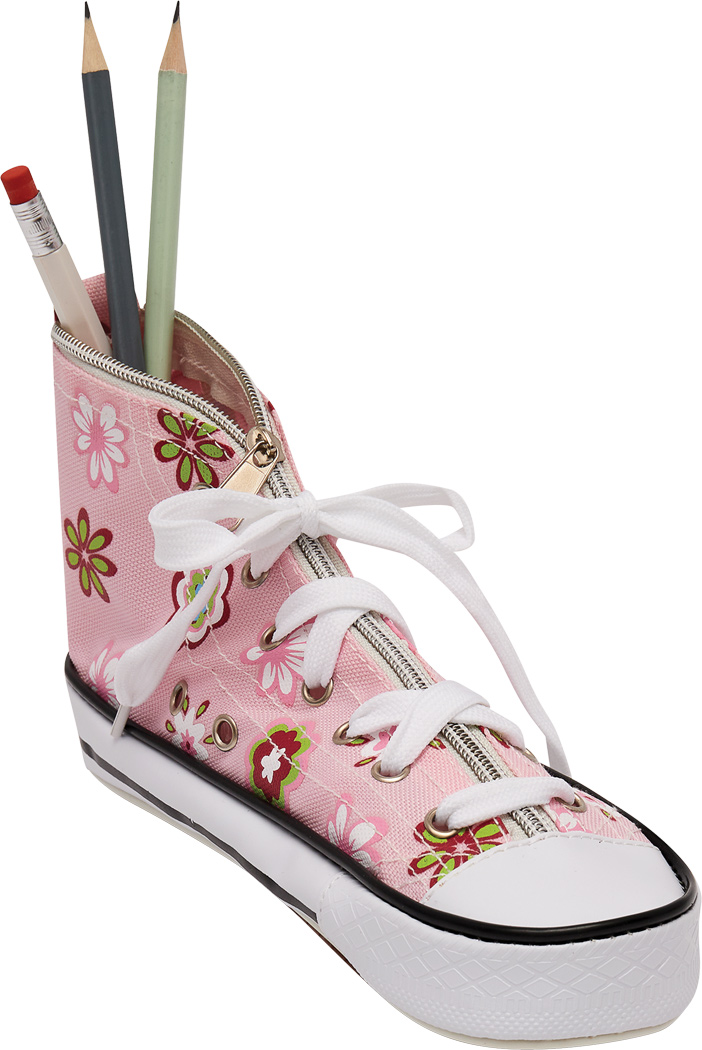Stiftemappe COOL RUN – Federmappe im Sneaker-Design, Polyester, bedruckbar