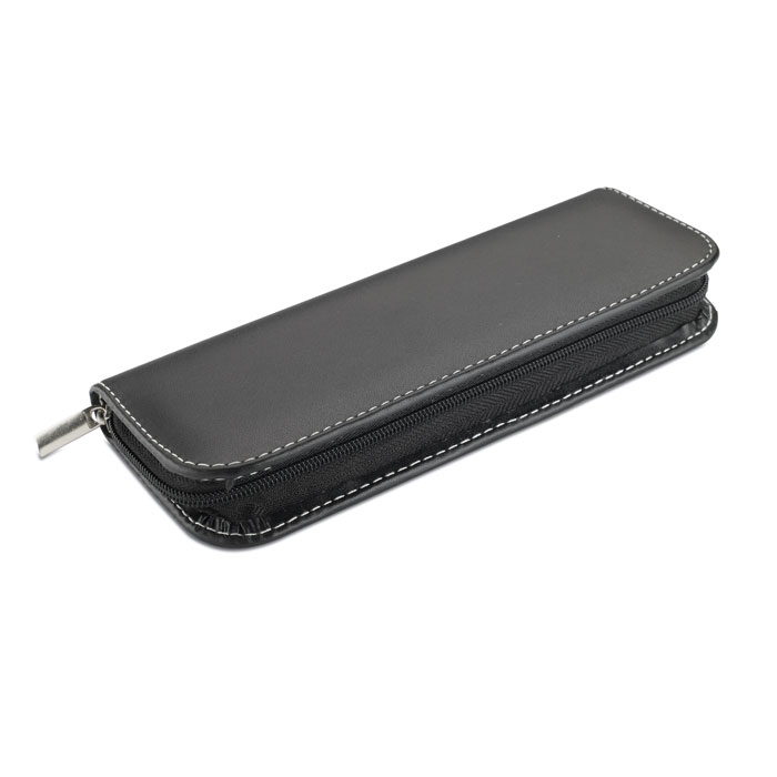 Schreibset BALTIMORE – Metall-Kugelschreiber & Rollerball im PU-Etui
