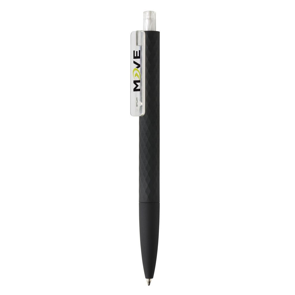 Kugelschreiber X3-Black Smooth-Touch aus recyceltem ABS, bedruckbar
