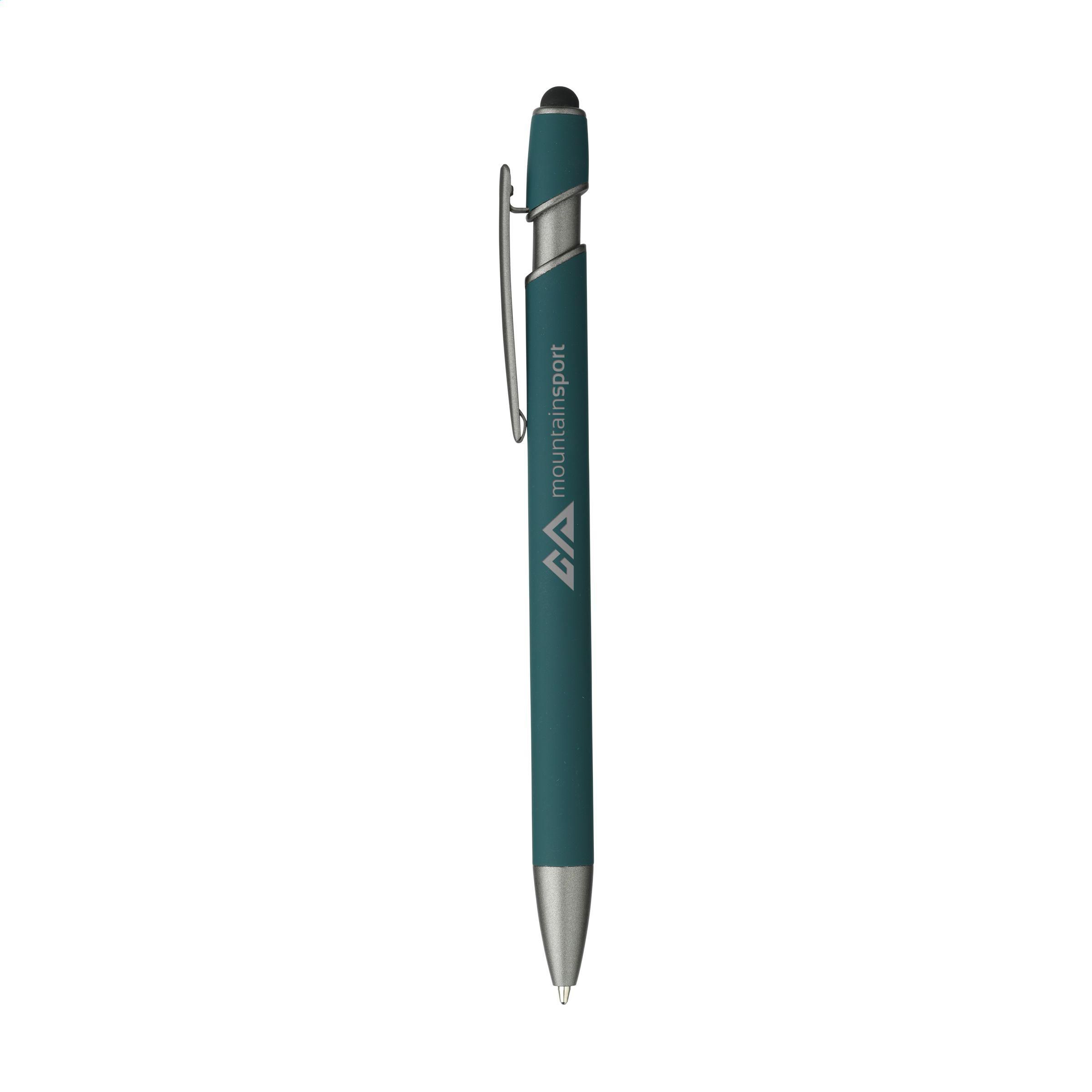 Kugelschreiber Luca Stylus aus recyceltem Aluminium, RCS-zertifiziert
