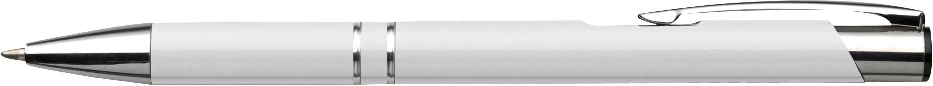 Kugelschreiber Aluminium Albacete – Werbeartikel mit Druck, Metall-Clip