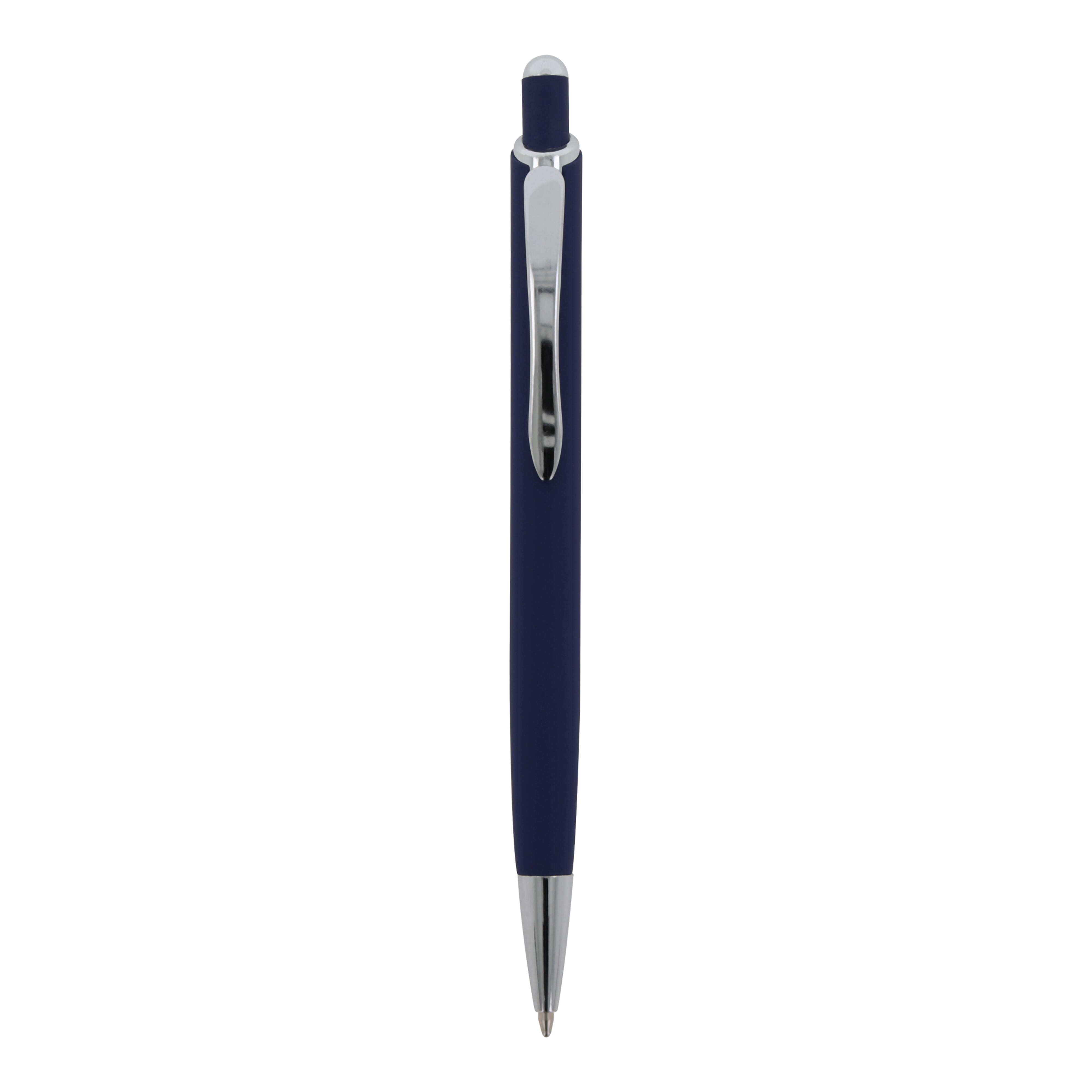 Kugelschreiber Monaco Metall Soft Touch - Aluminium, bedruckbar