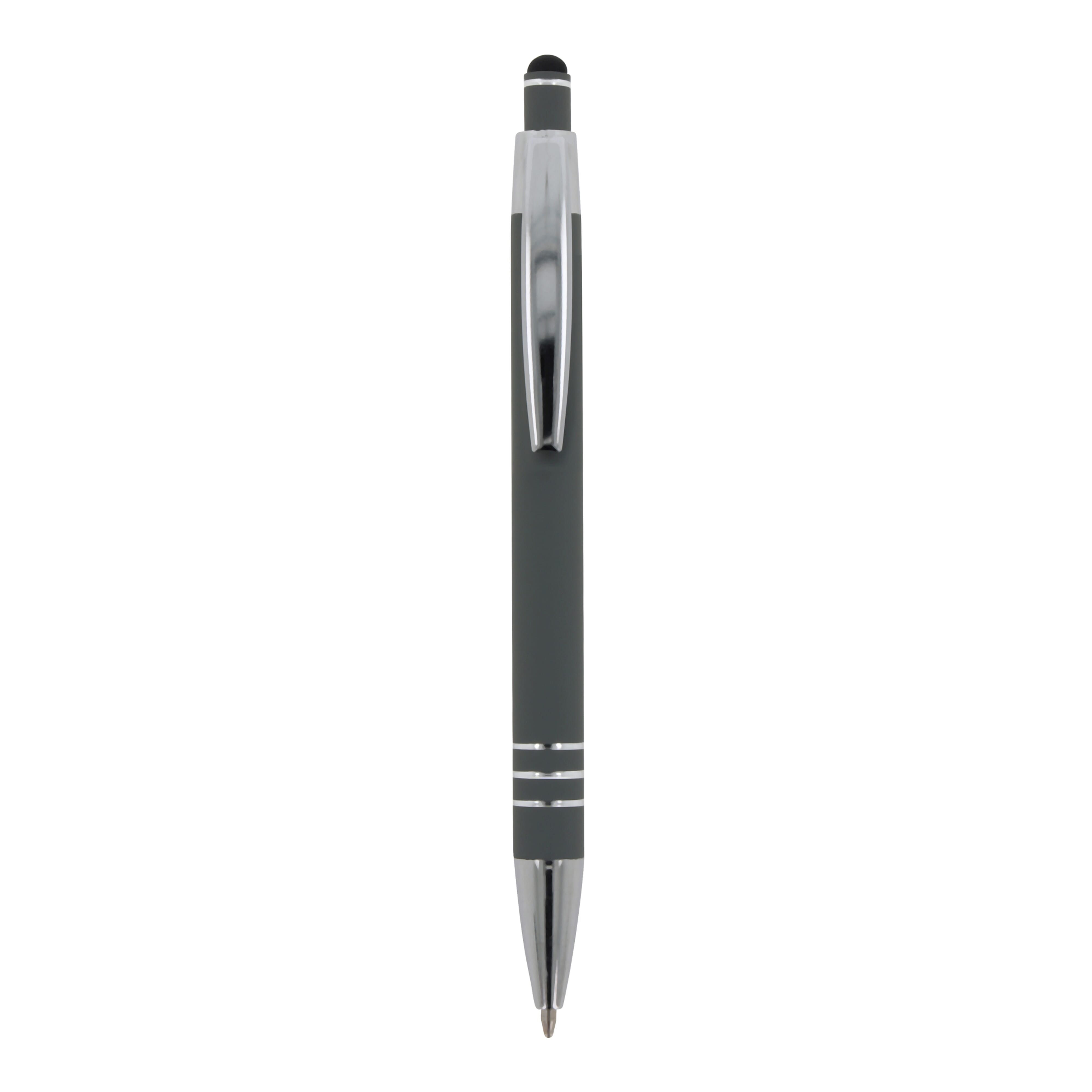 Kugelschreiber Athen Metall Softtouch mit Stylus - Werbeartikel bedruckbar