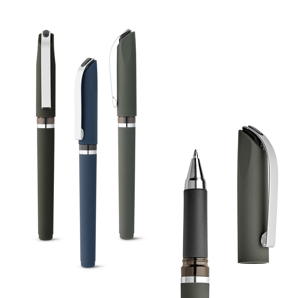 BOLT Kugelschreiber aus ABS, Metallclip & Gelmine – bedruckbar