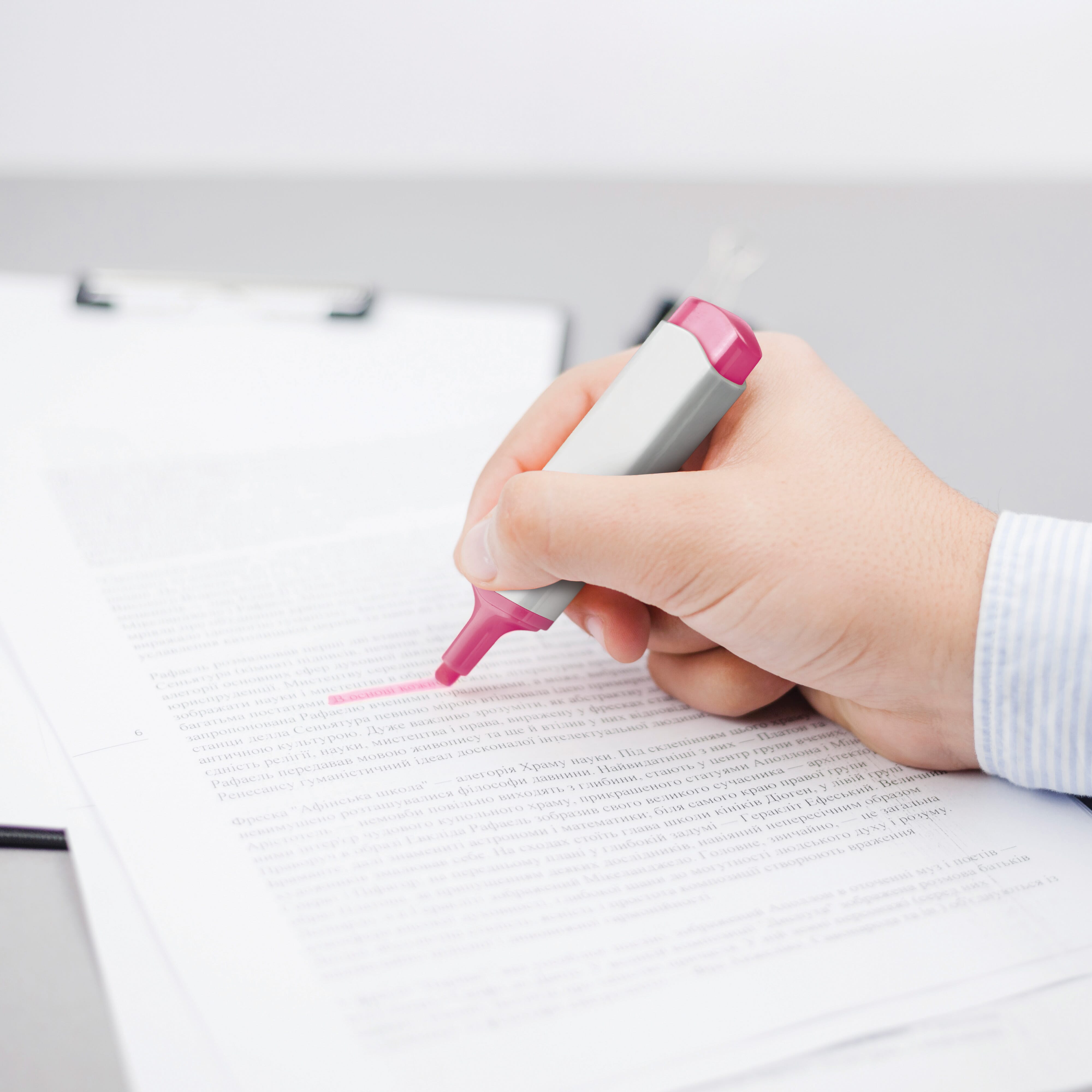 Textmarker als Werbeartikel – ABS-Kunststoff, bedruckbar, viele Farben