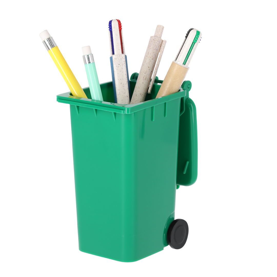 Stiftehalter Organic mit Deckel - Stiftebox bedruckbar als Werbeartikel