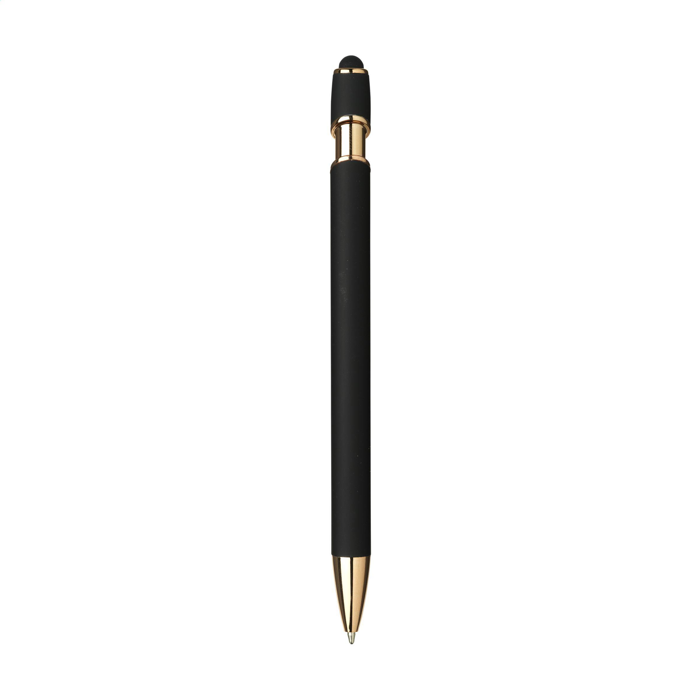 Kugelschreiber Luca Copper Stylus – recyceltes Alu, SoftTouch, RCS